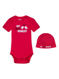Baby Body Set mit Liebe gemacht aus Bio Baumwolle in der Farbe Wassermelone