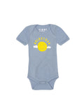 Baby Body "Goldstück" in Hellblau