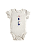 Baby Body "Symbole" in Naturweiß