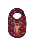 Baby-Lätzchen mit süßem Steinbock-Motiv im Moments Tirol Shop