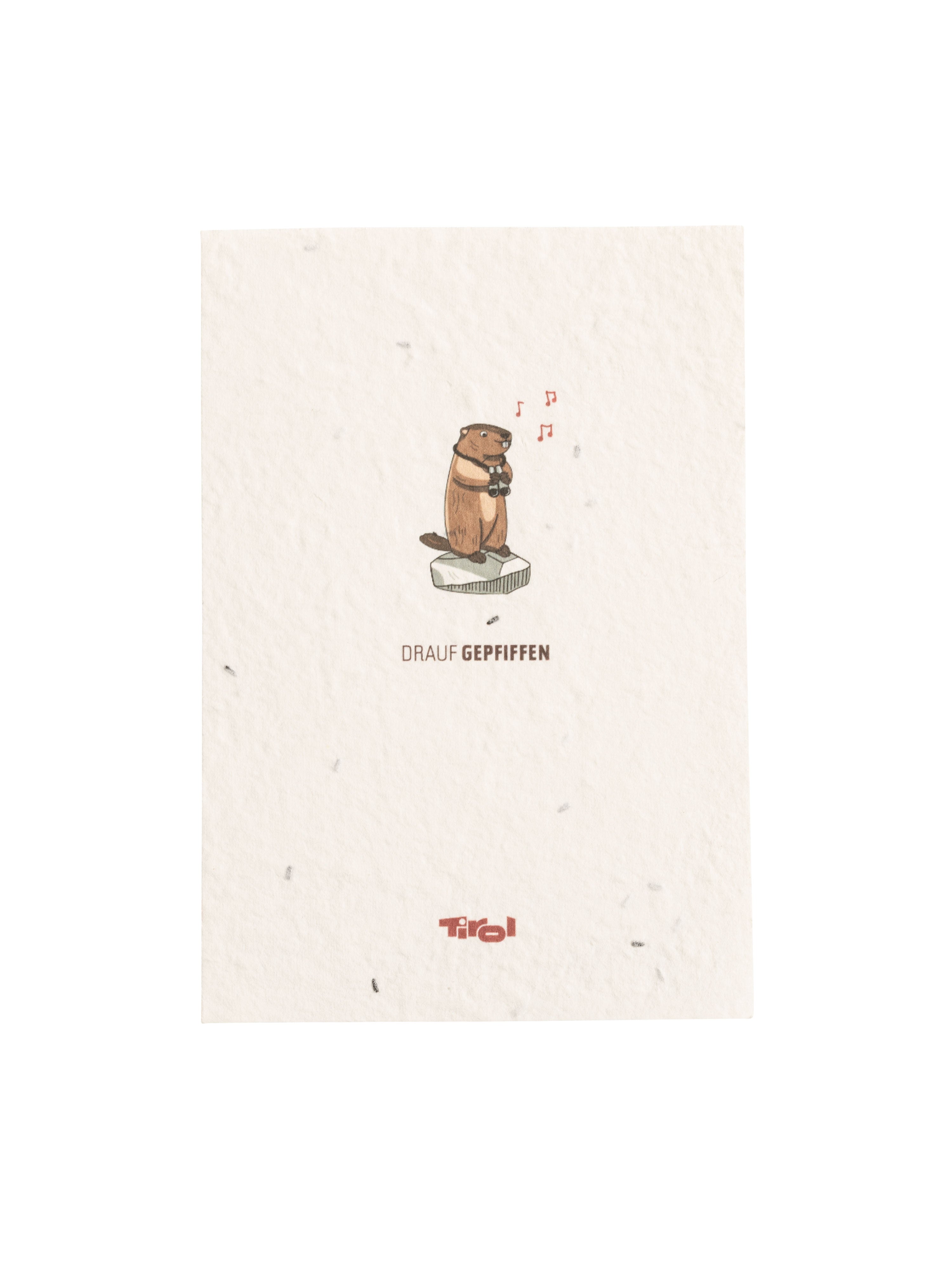 Blumenkarte "Drauf gepfiffen"