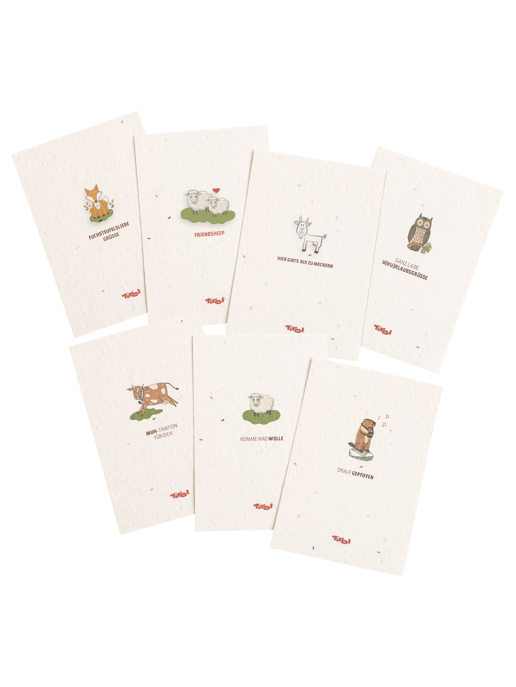 Blumenkarten im Moments Tirol Shop