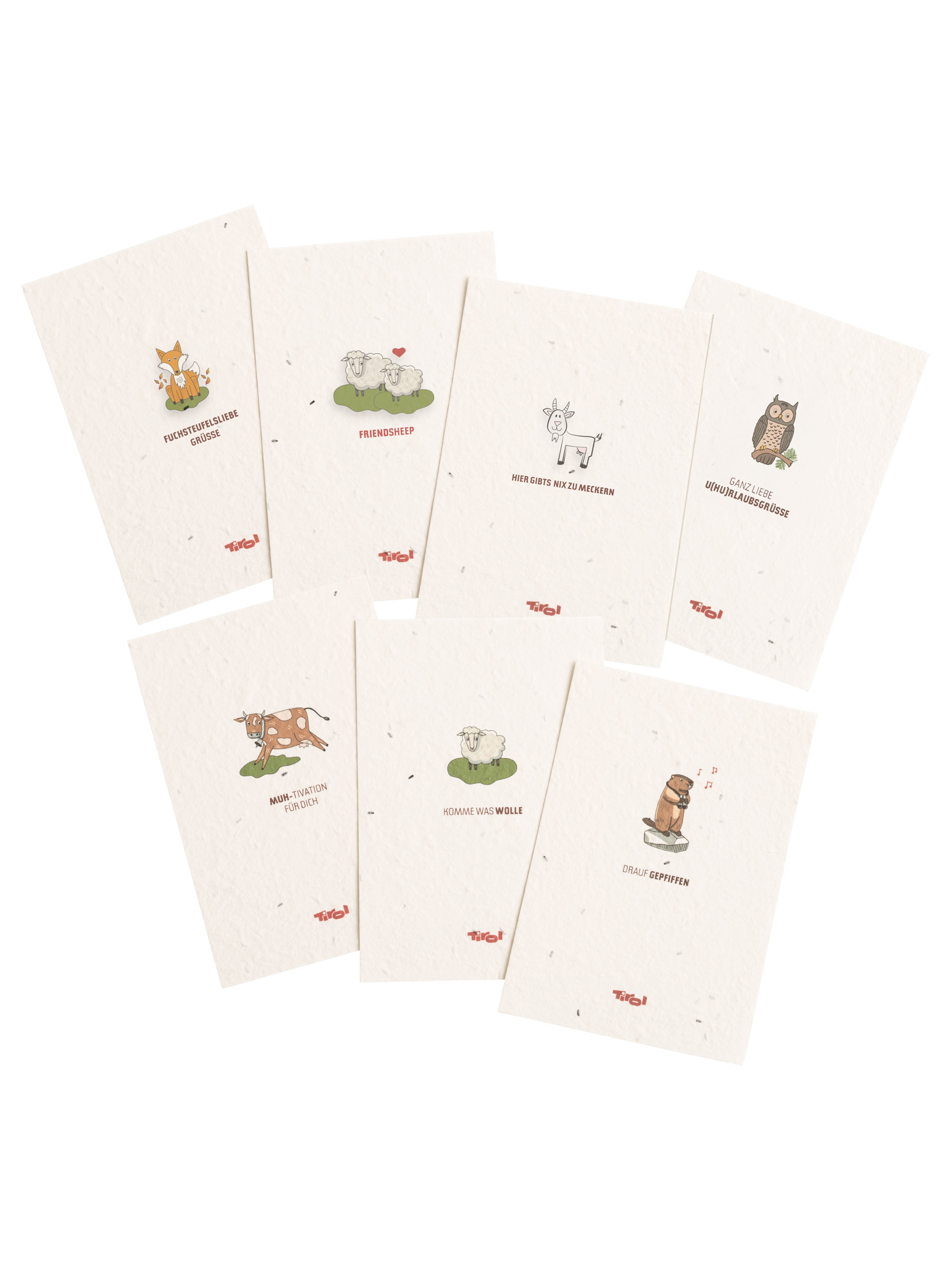 Blumenkarten im Moments Tirol Shop