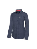 Bluse Annabell mit taillierten Schnitt und Herz Berg Stick