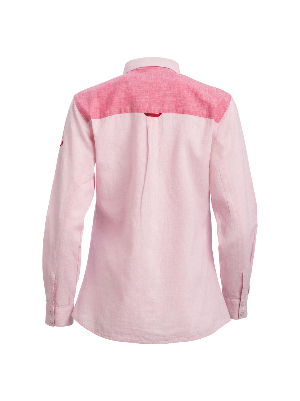 Bluse "Minou" in Rosa - Rückenansicht