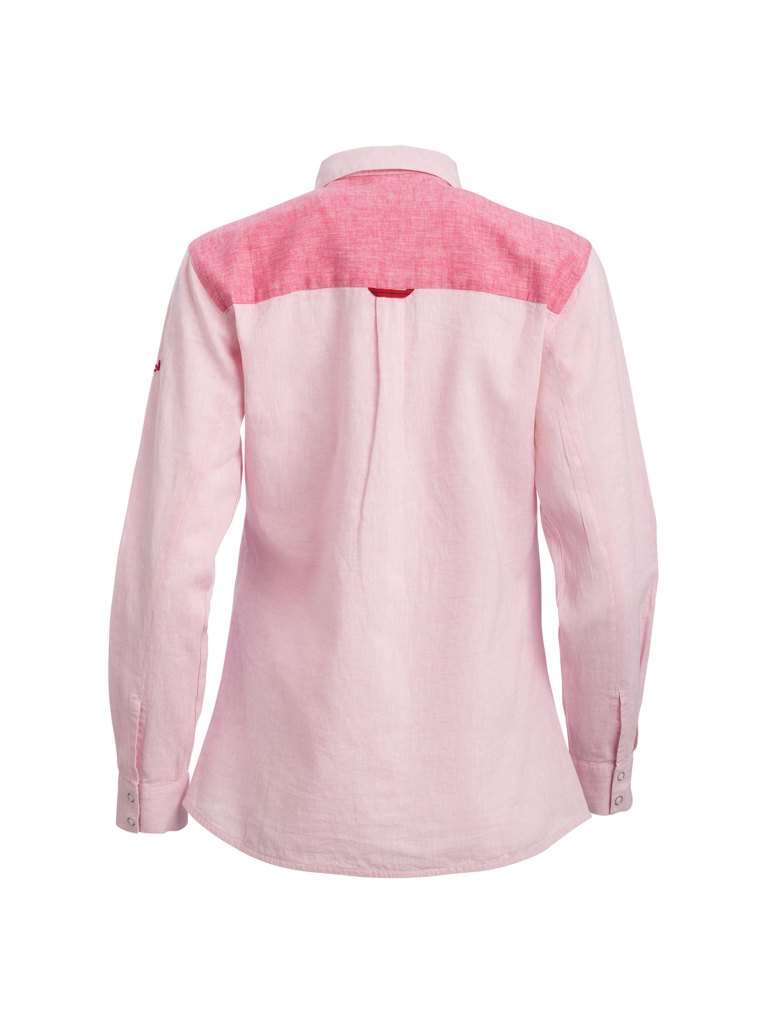 Bluse "Minou" in Rosa - Rückenansicht