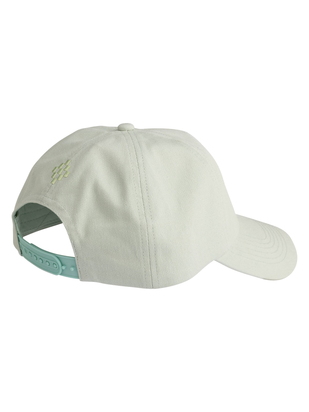 Cap "Franky" in Mint mit klassischen Druckverschluss  und tonalem Druck am Rückenteil