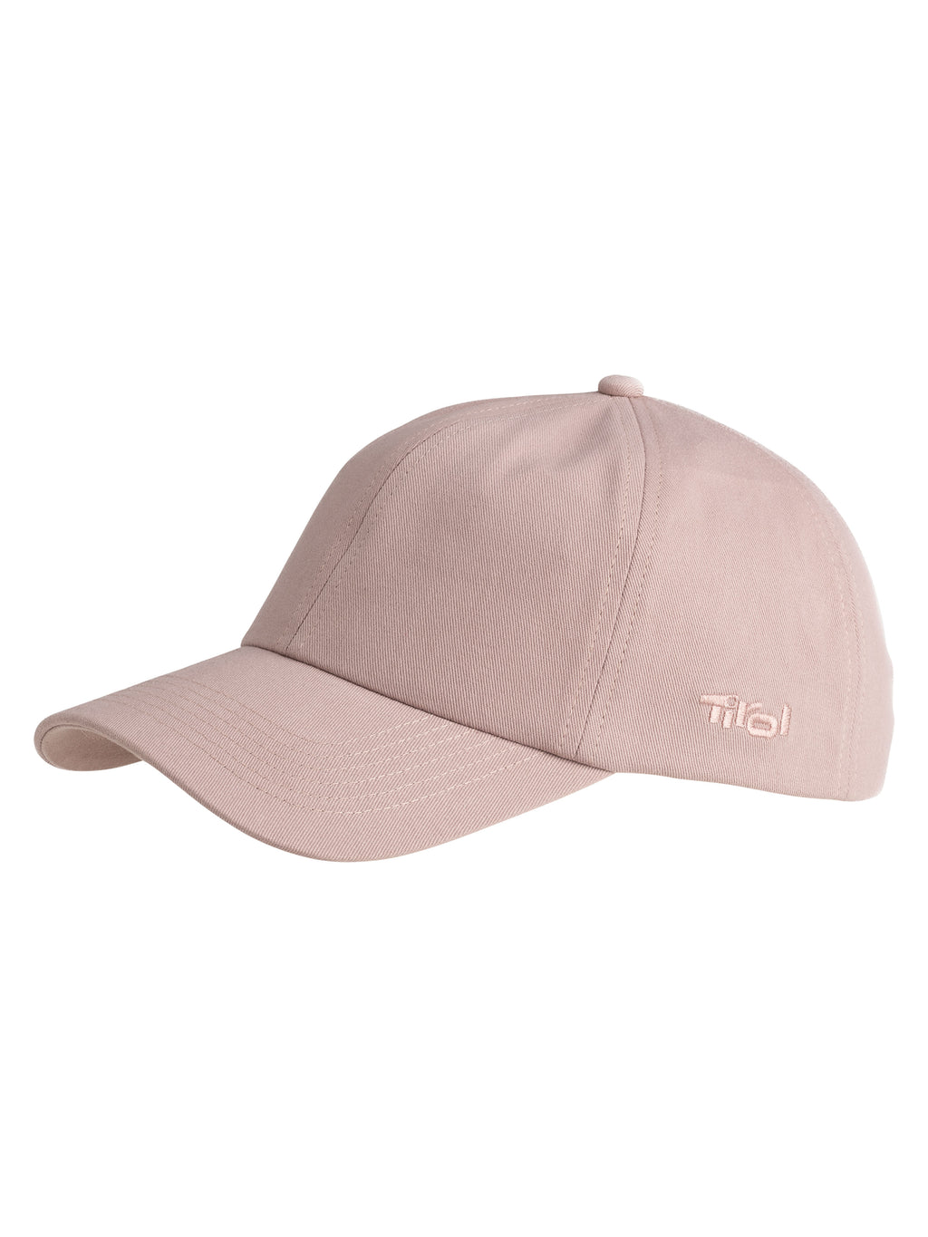Cap " Franky" in Rosa mit tonalem Stick an der Seite und Ziernähte am Schild