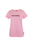 Damen T Shirt Wilde Henn in der Farbe Rosa aus Bio Baumwolle