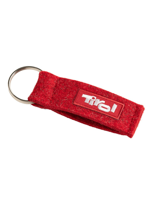 Filz-Schlüsselanhänger "Tirol" klein in Rot