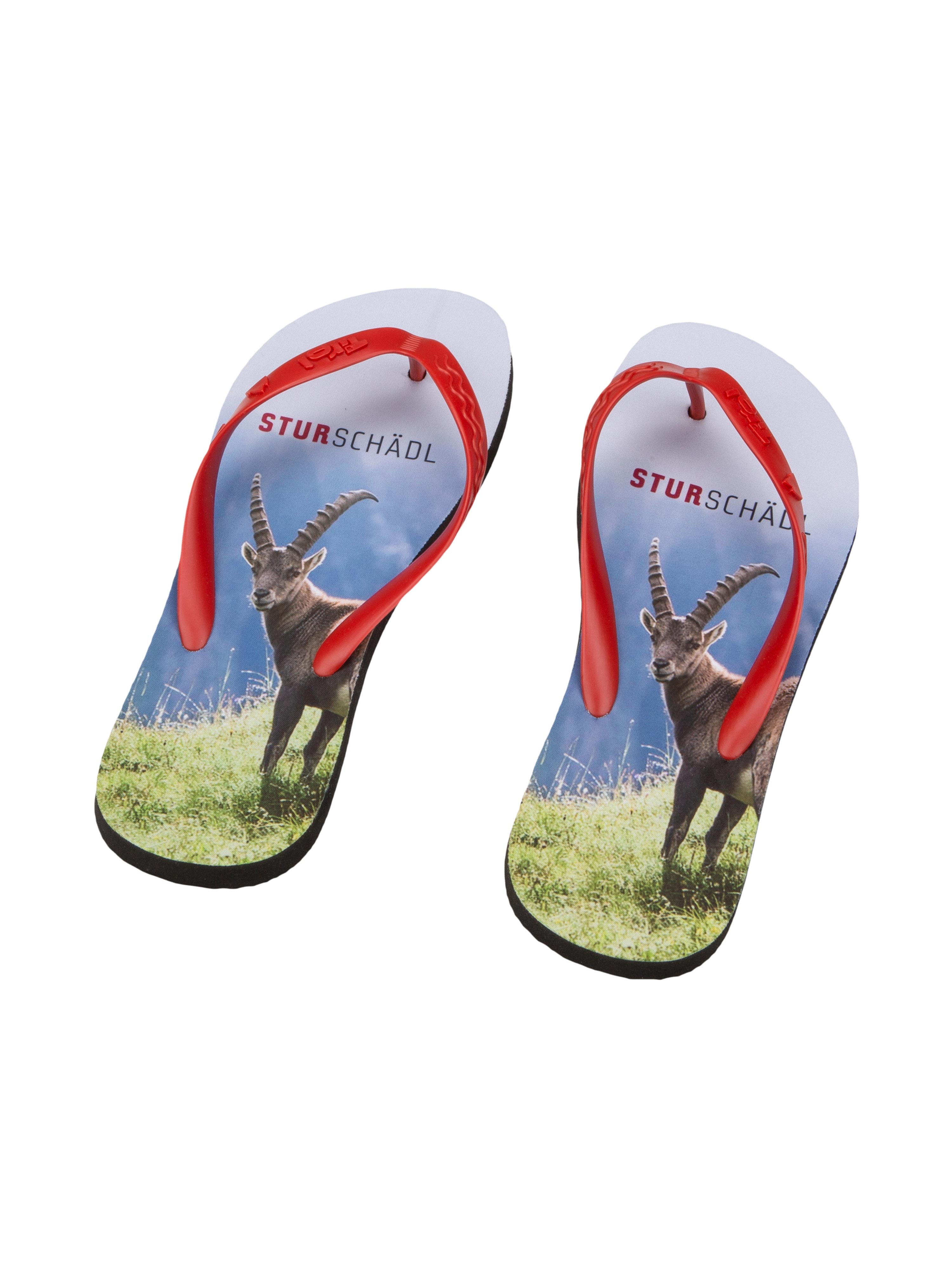 Kinder Flip Flops Sturschädel in den Größen 32-35