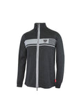 Herren Strick Jacke mit Adler in der Farbe Anthrazit