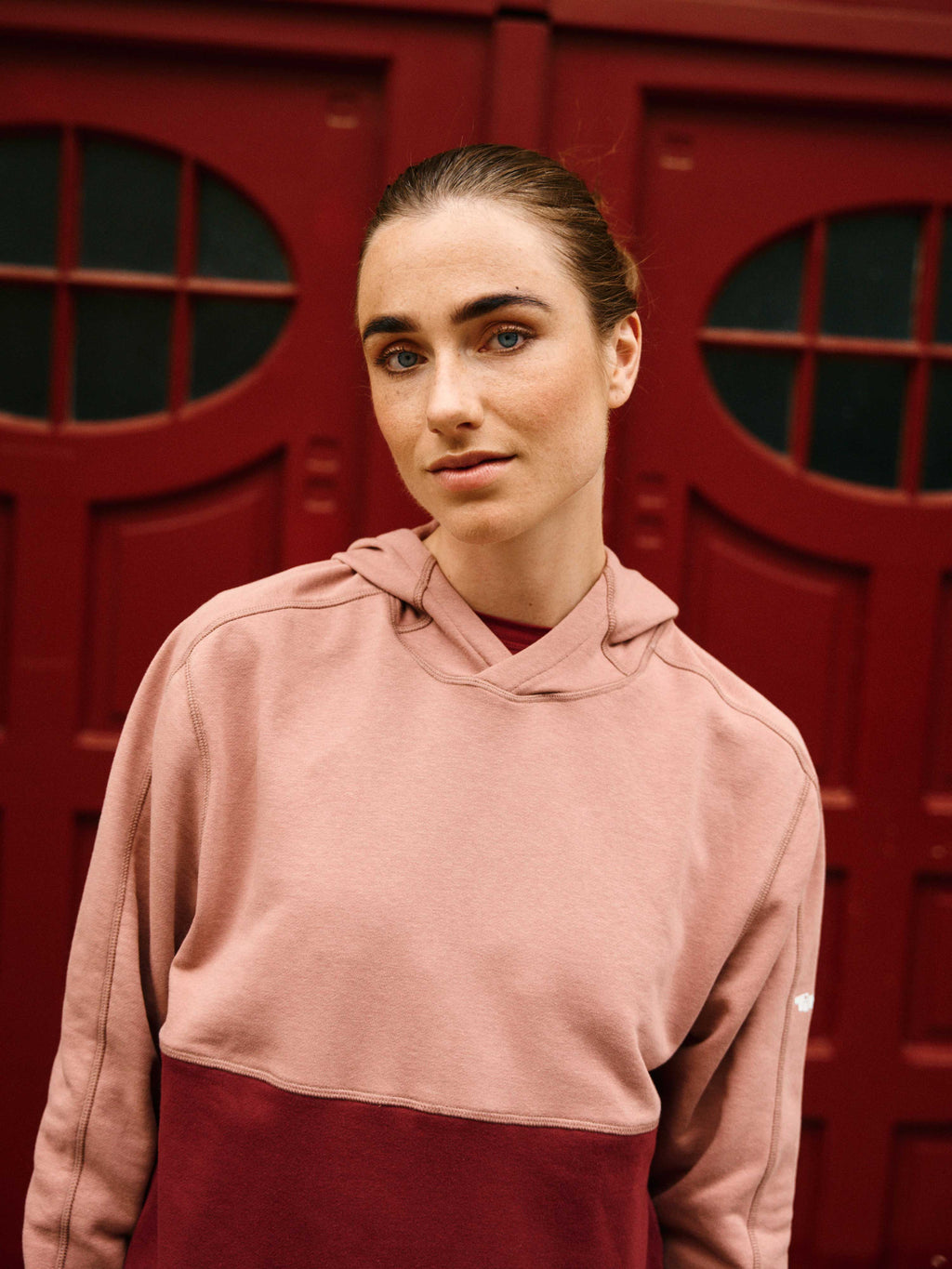 Hoodie "Noel" in Altrosa 