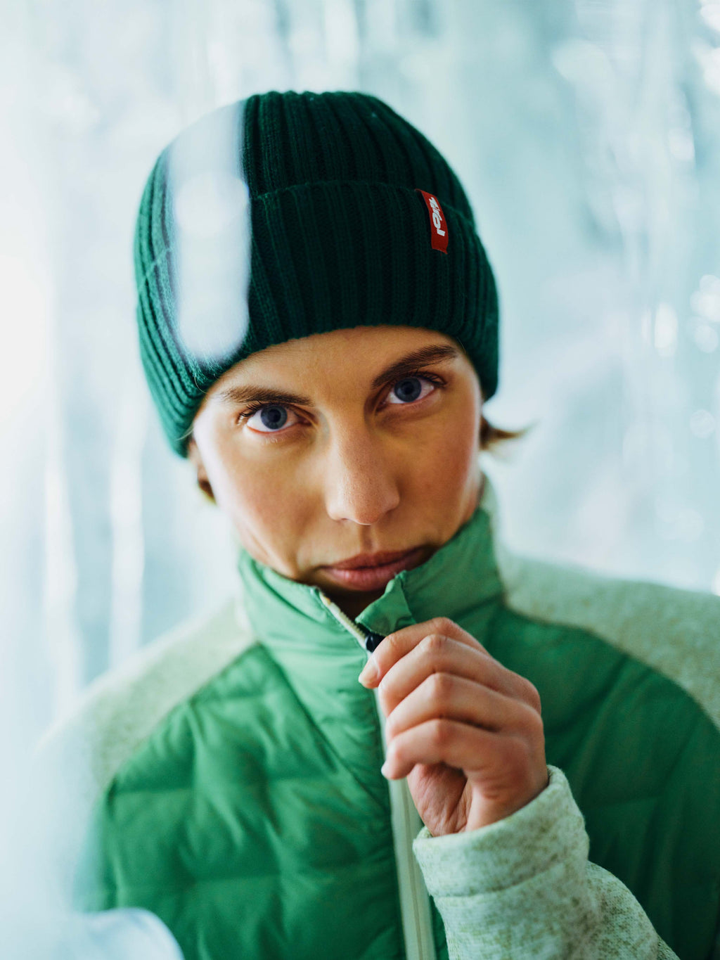 Jacke "Tini" mit Stehkragen und Kinnschutz