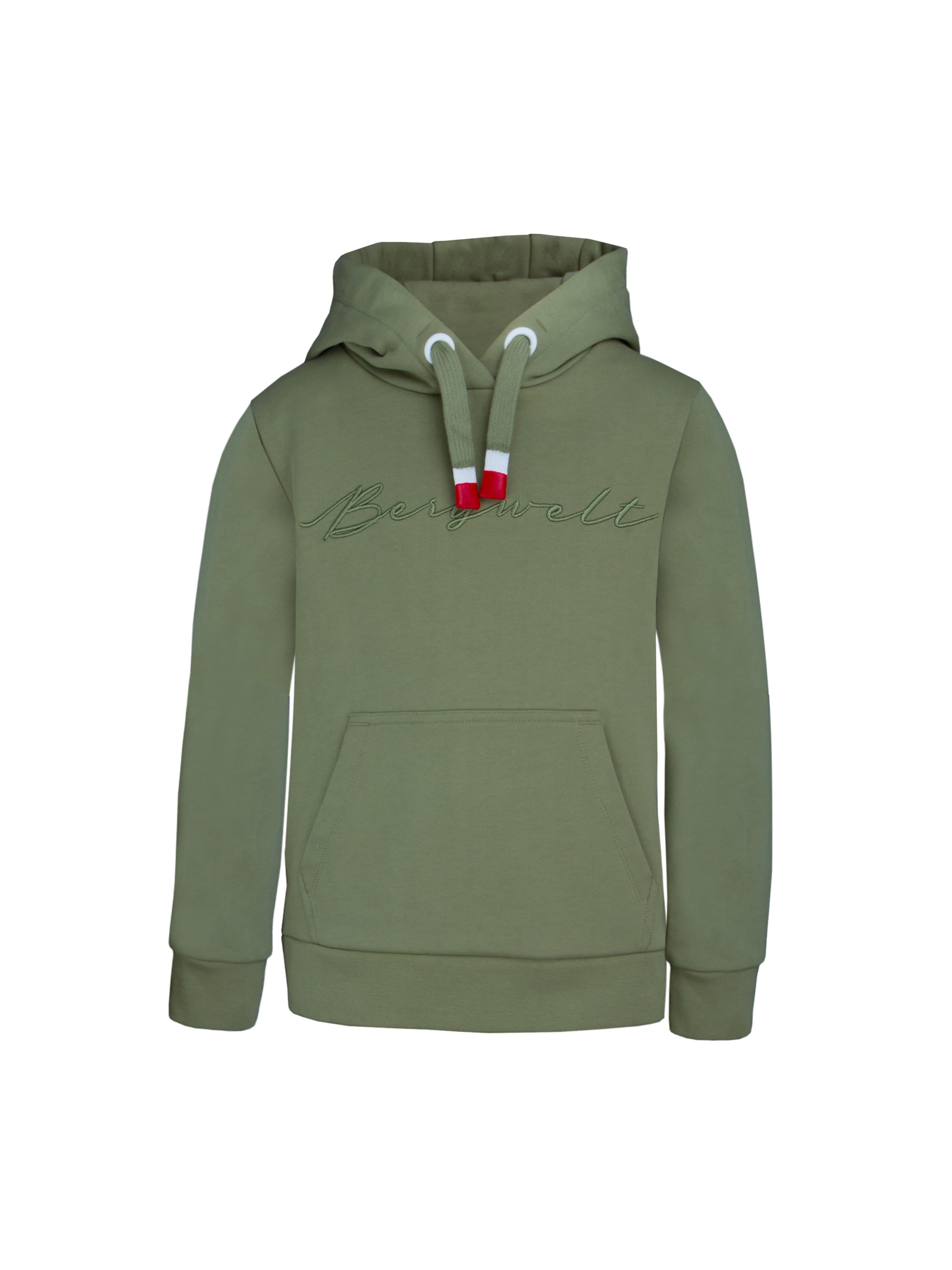 Kinder Hoodie "Bergwelt" in Zementgrau