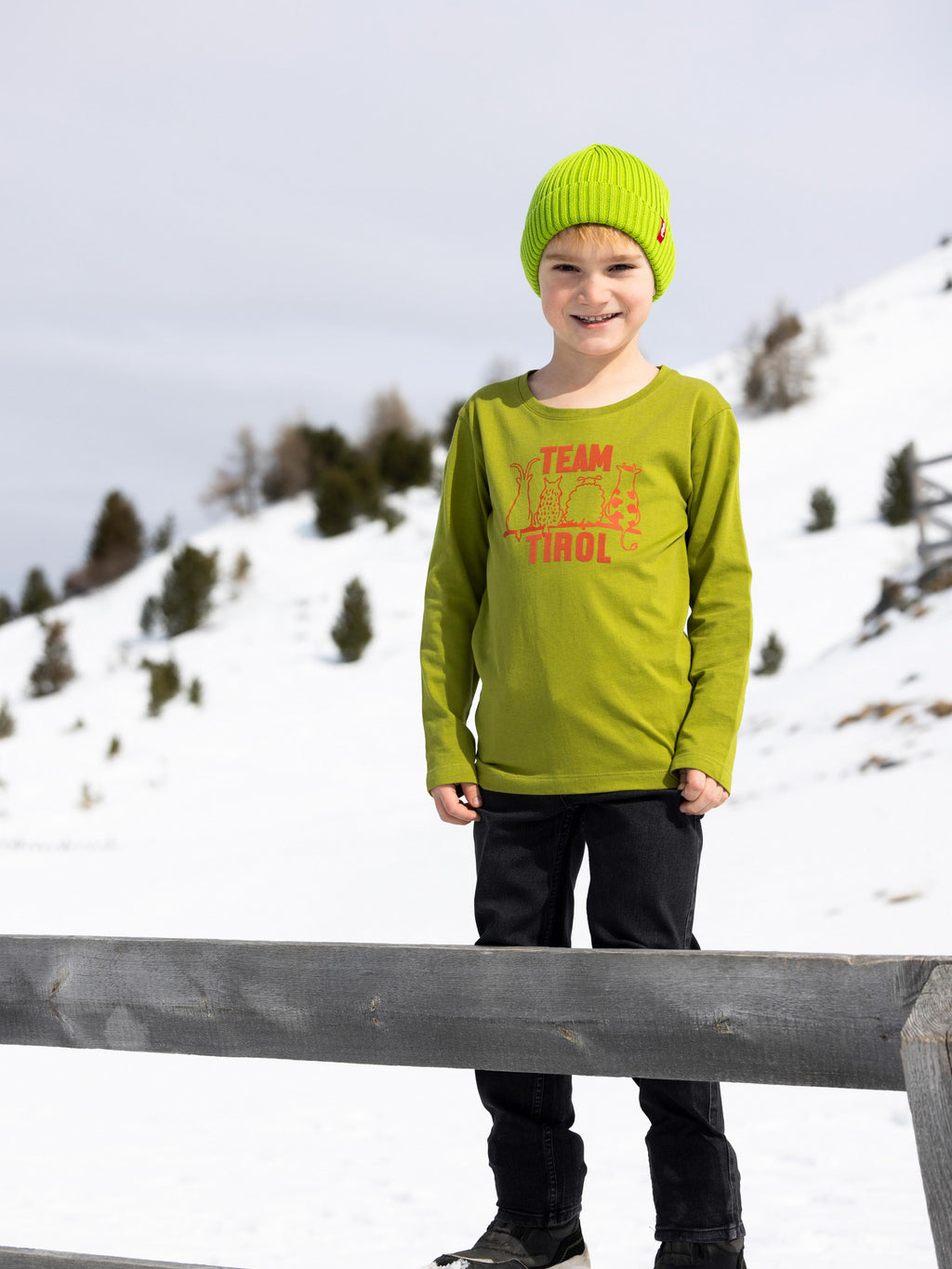 Kinder Longsleeve "Team Tirol"