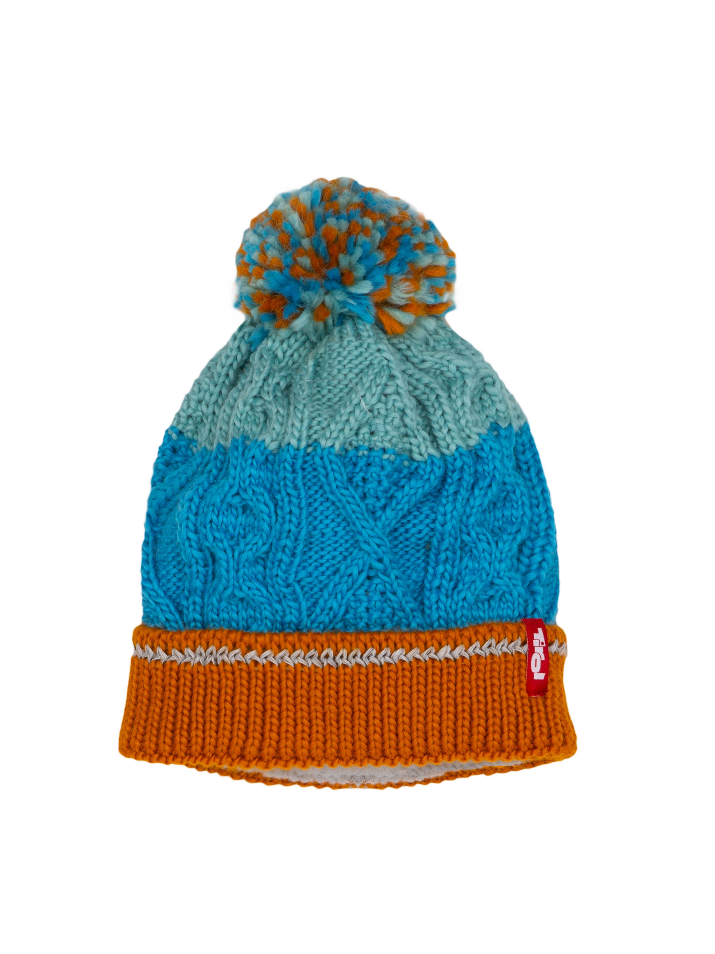 Kindermütze "Hannah" in Blau-Türkis