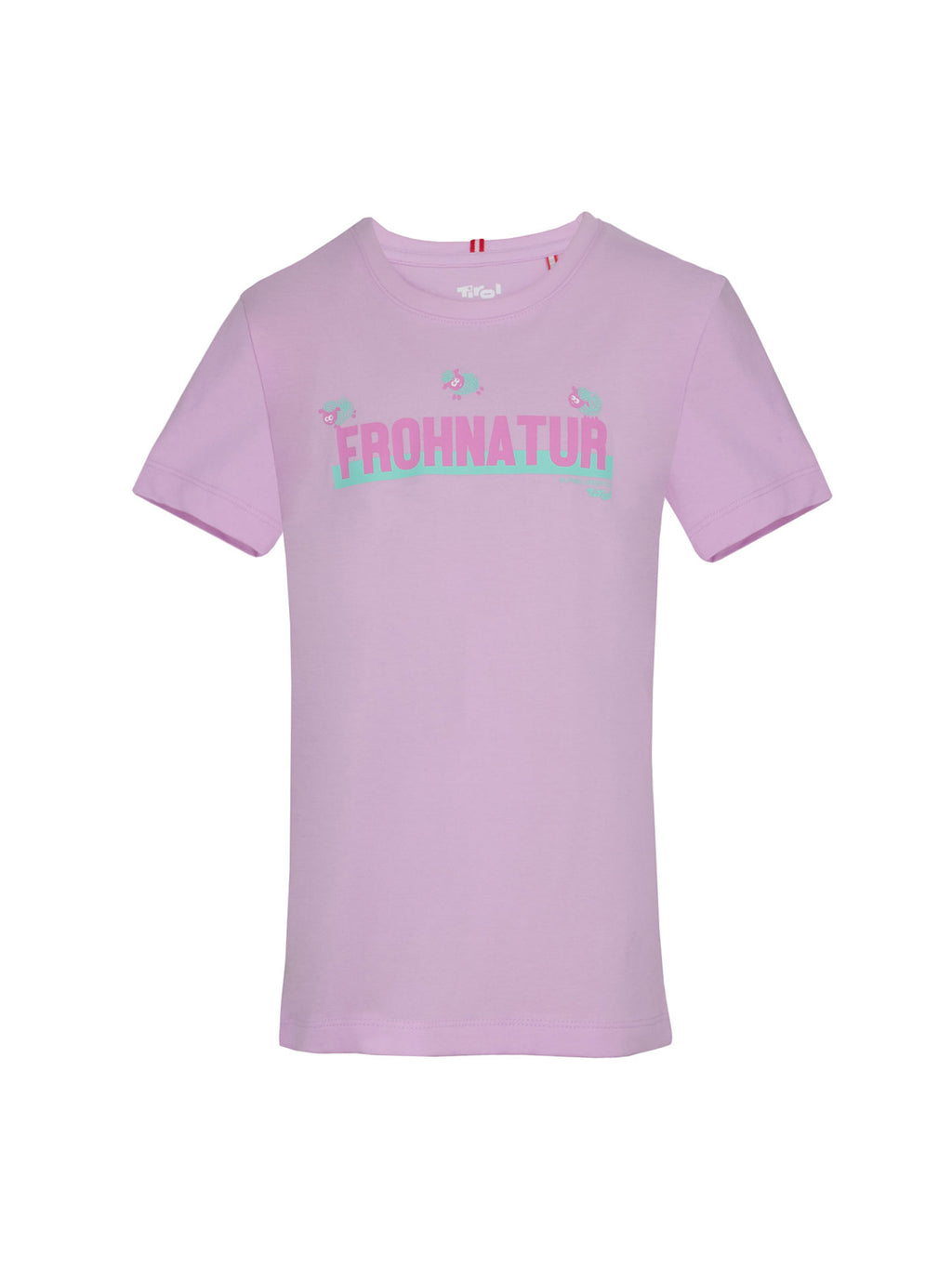 Kinder T-Shirt "Frohnatur" in Flieder