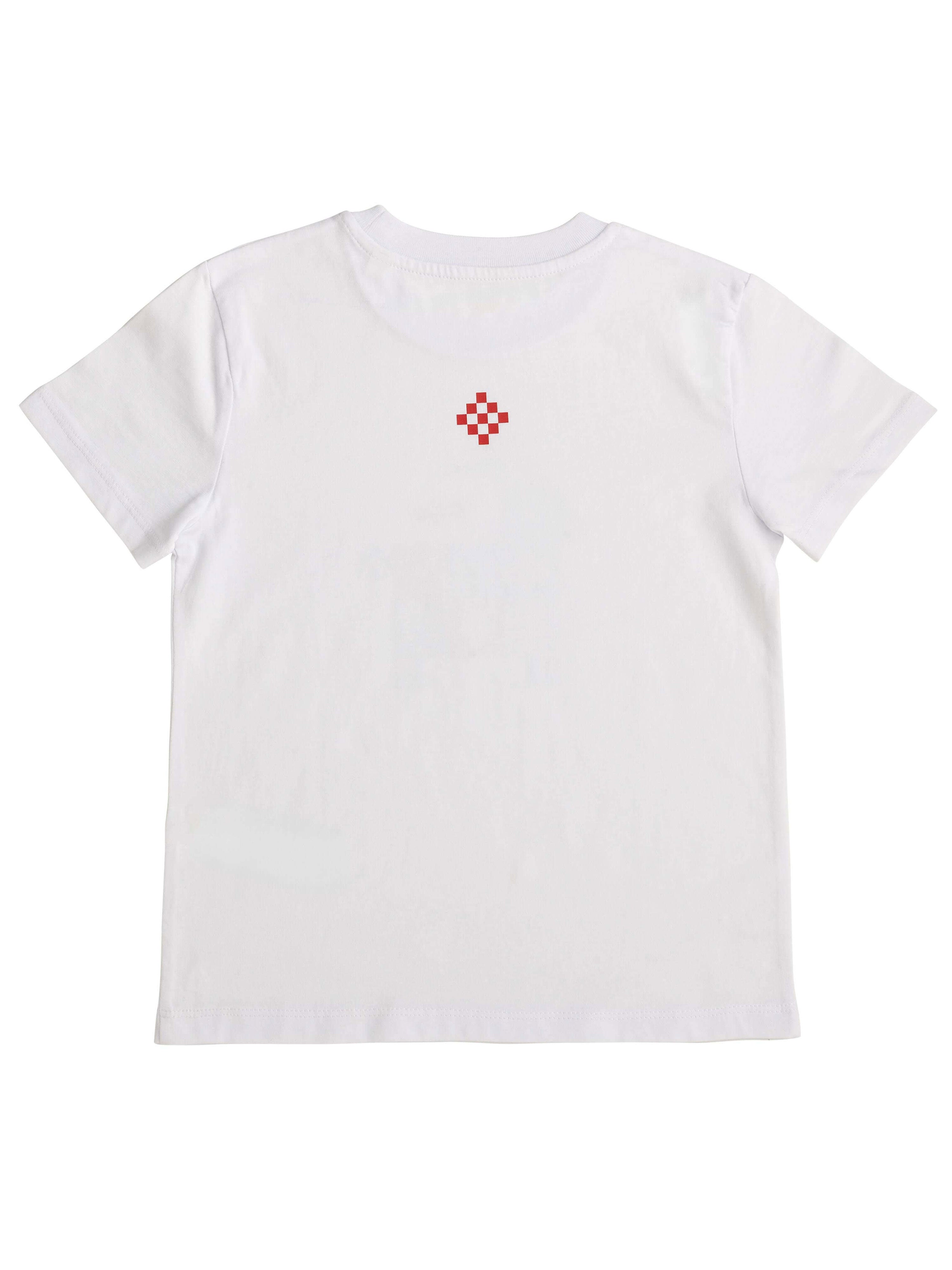 Rückseite vom Kinder T-Shirt "Steinbock" in Weiß