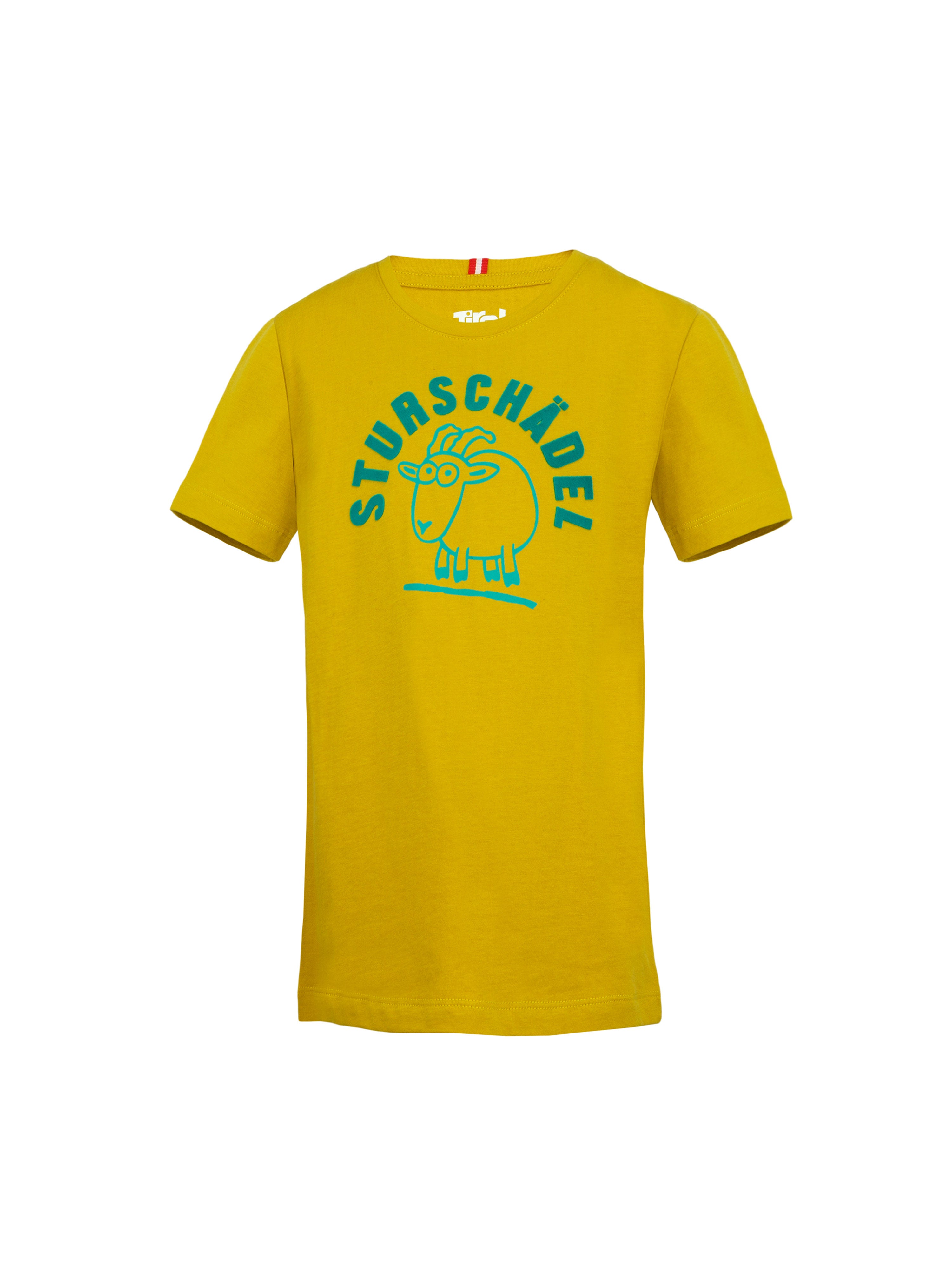 Kinder T-Shirt "Sturschädel" in Senf