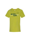 Kinder T Shirt Wilder Hund in der Farbe Oliv aus Bio Baumwolle