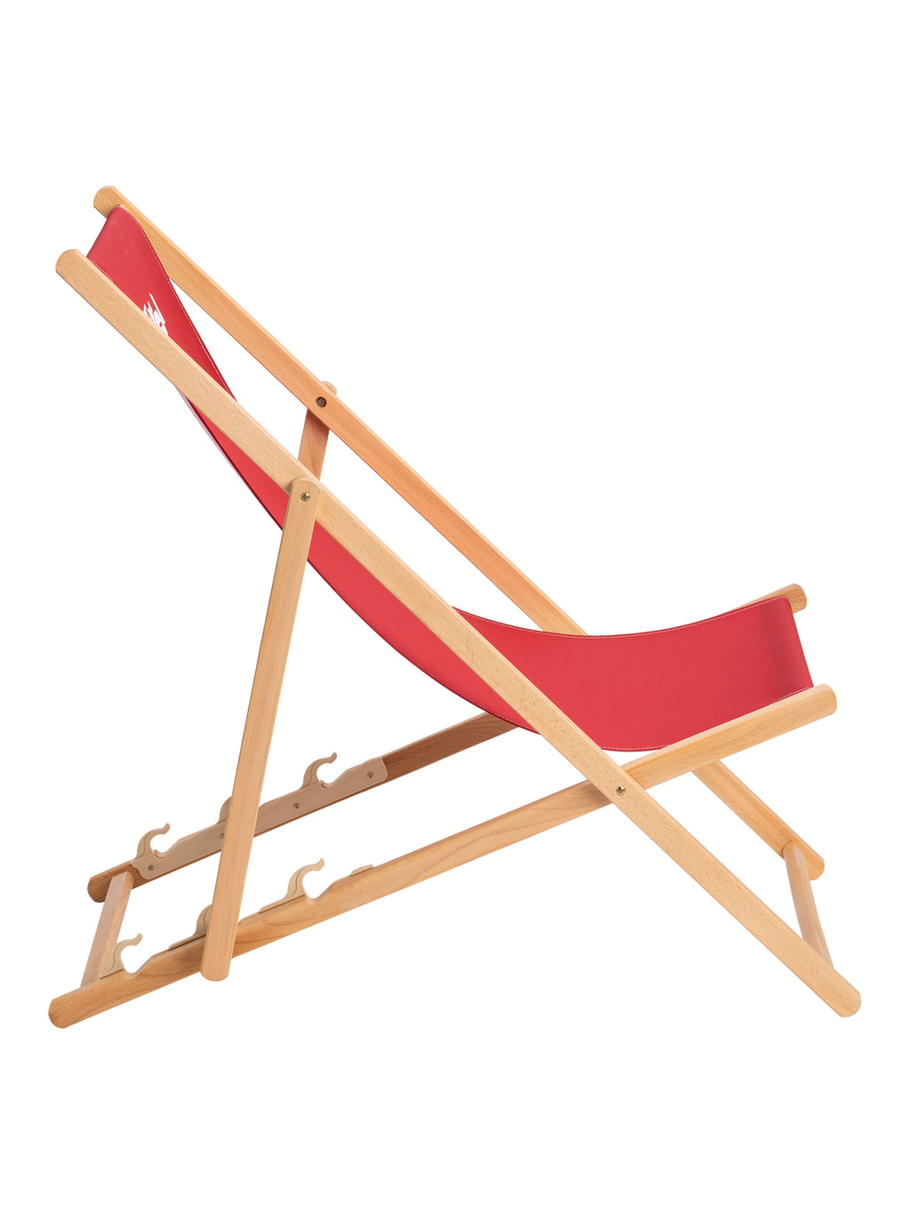 Seitenansicht vom Liegestuhl mit " Ernie" Motiv