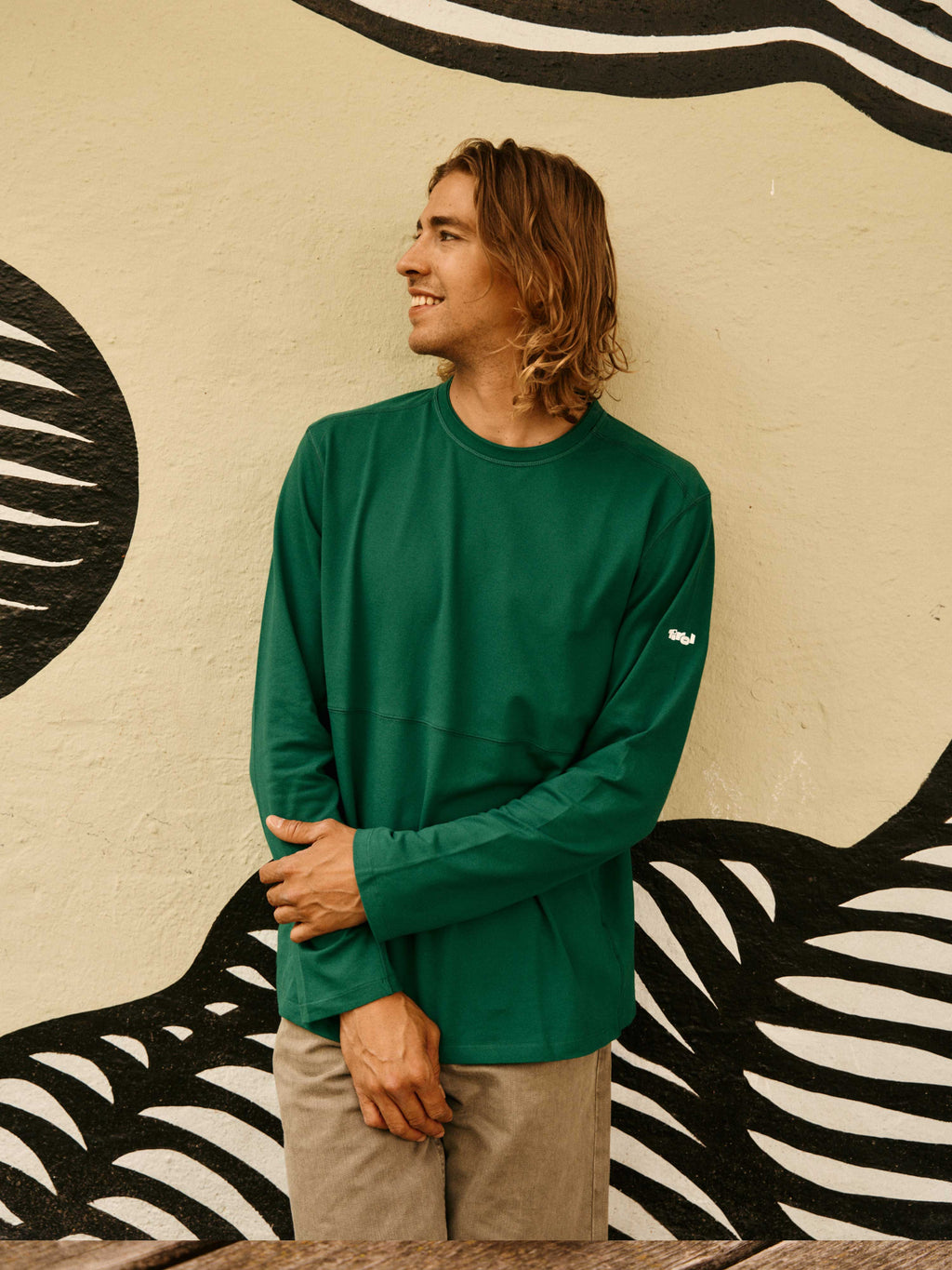 Longsleeve "Isidor" grün