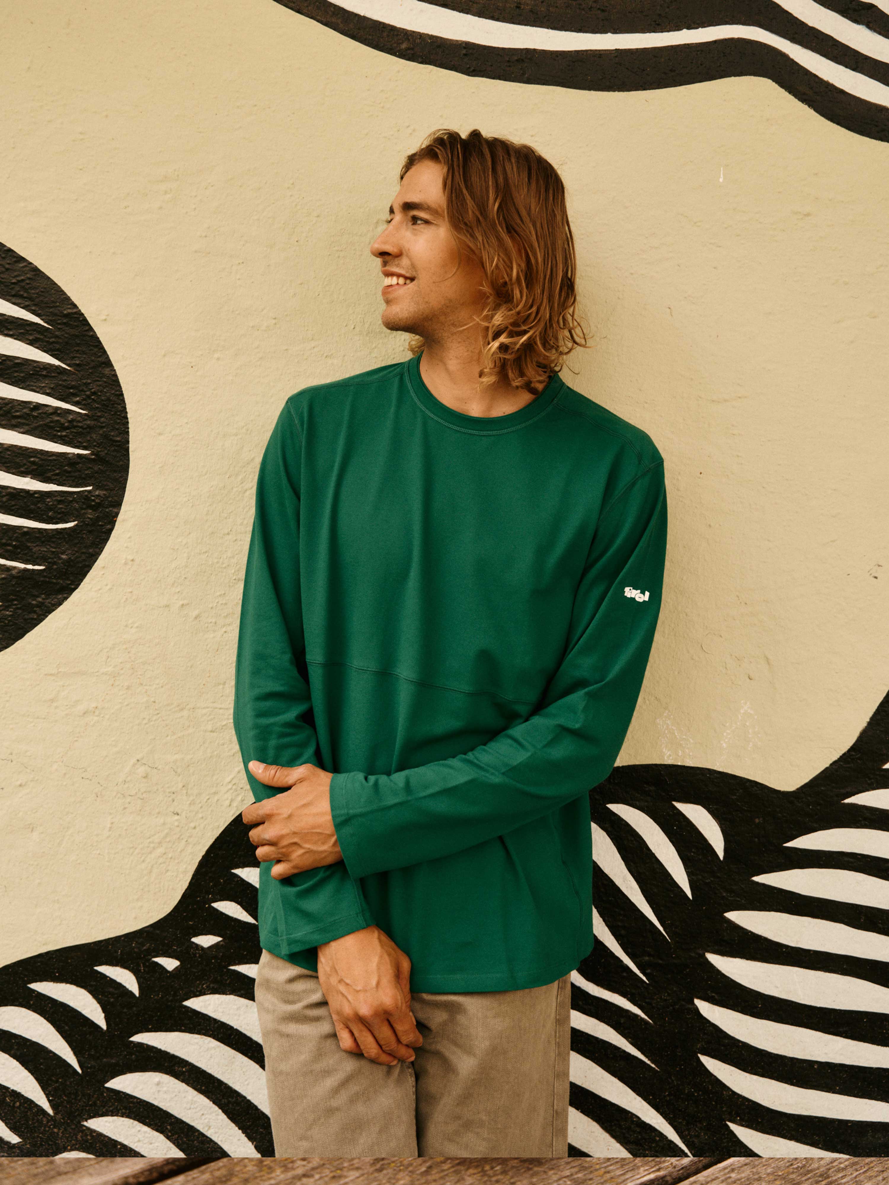 Longsleeve "Isidor" grün