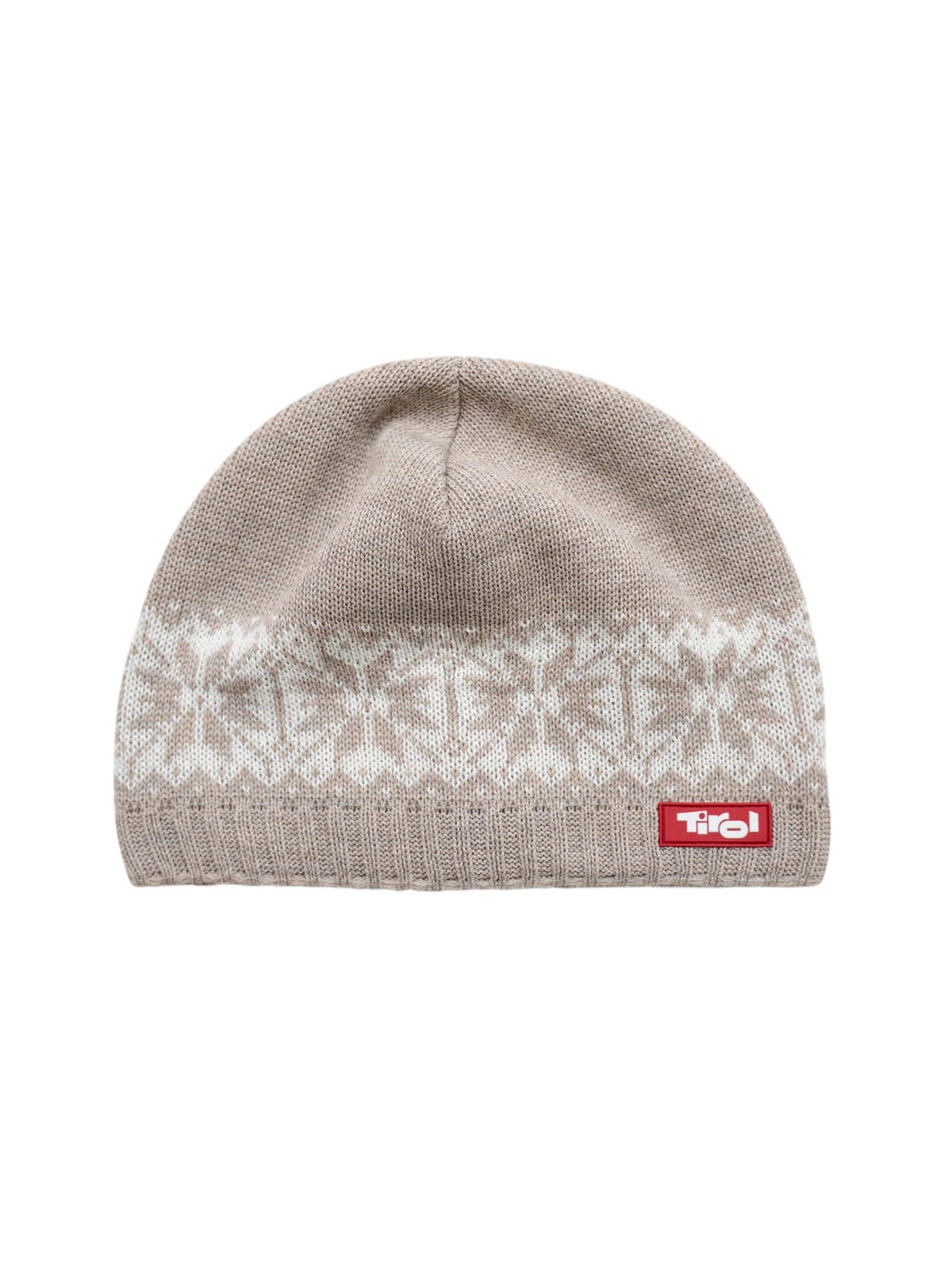 Tirol Strickmütze "Star" in der Farbe Beige