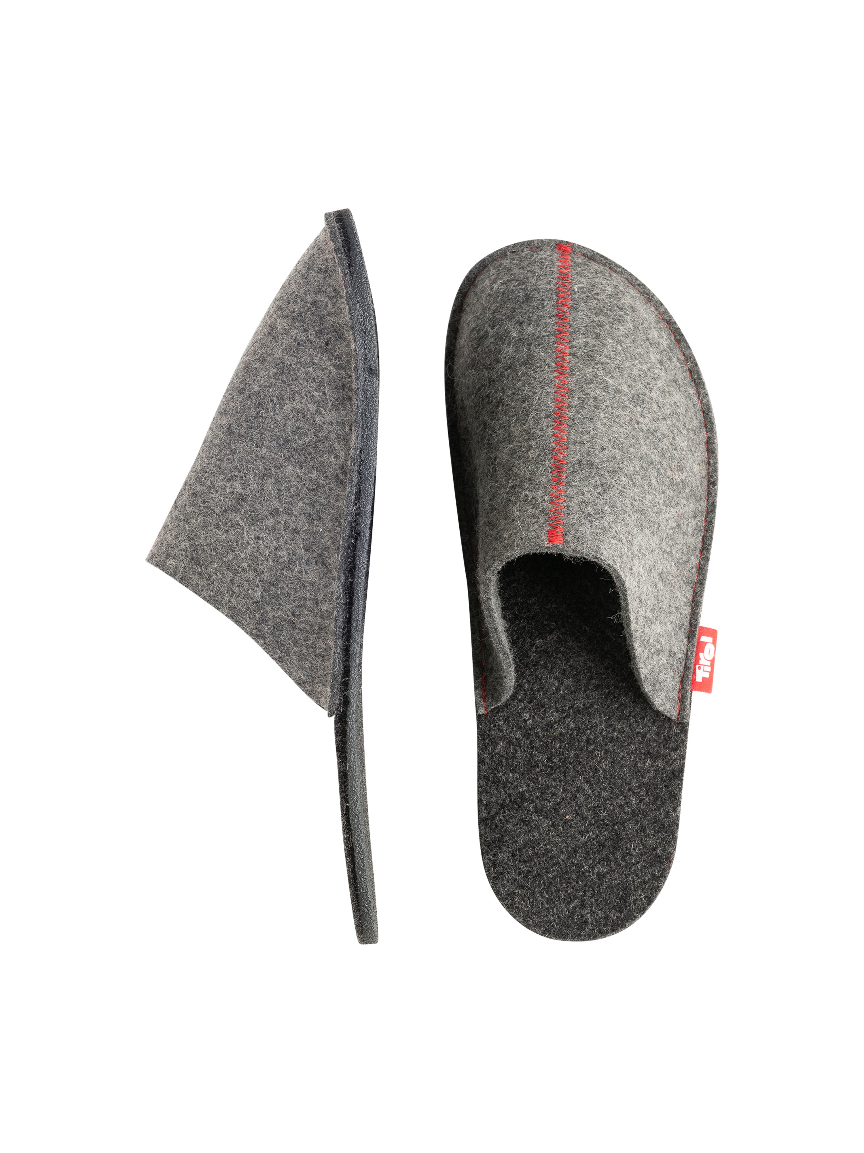 Haus Patschen "Harald" aus Wollfilz mit Rutschfester Sohle