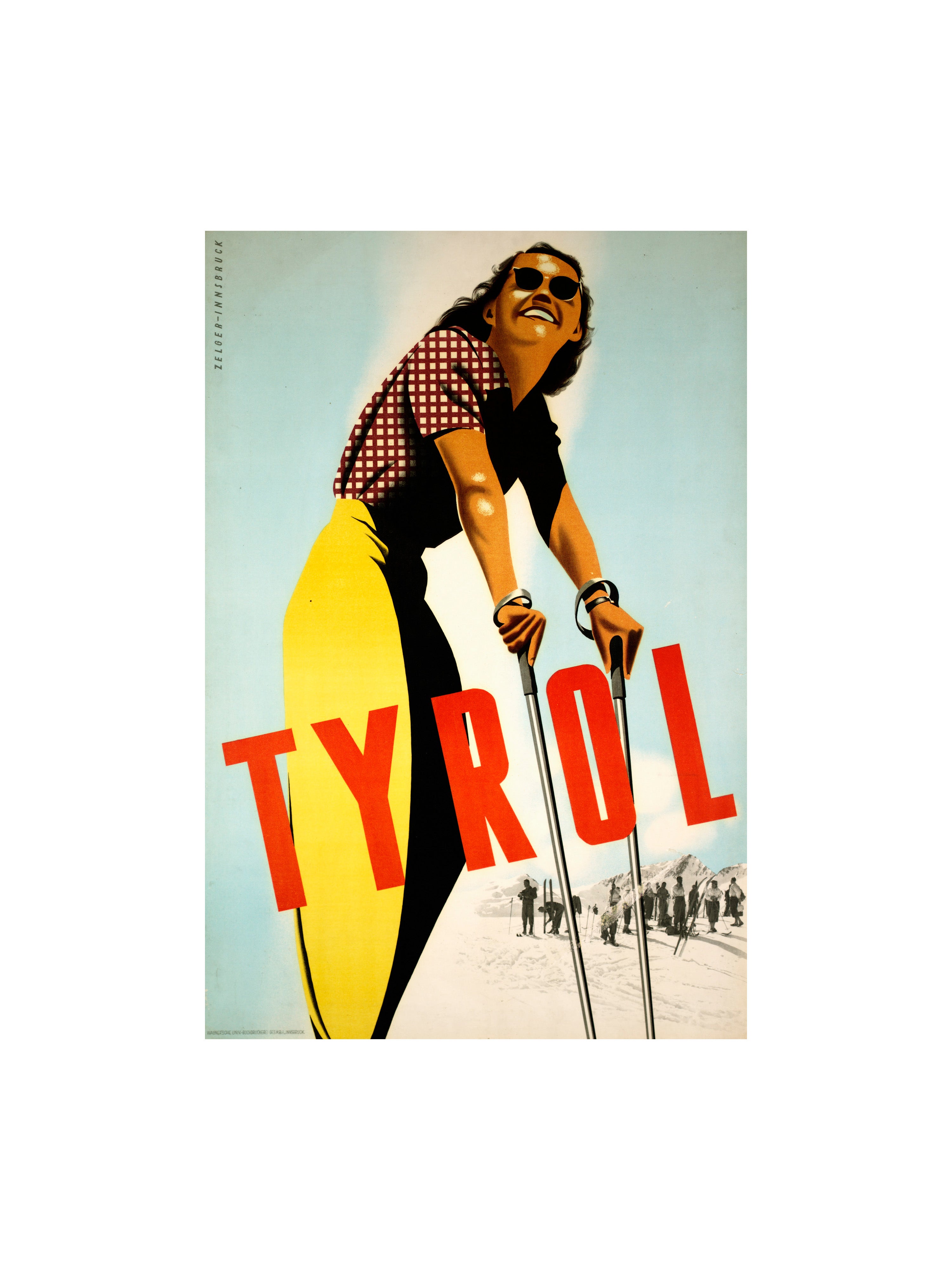 Plakat "Keilhose" von Arthur Zelger