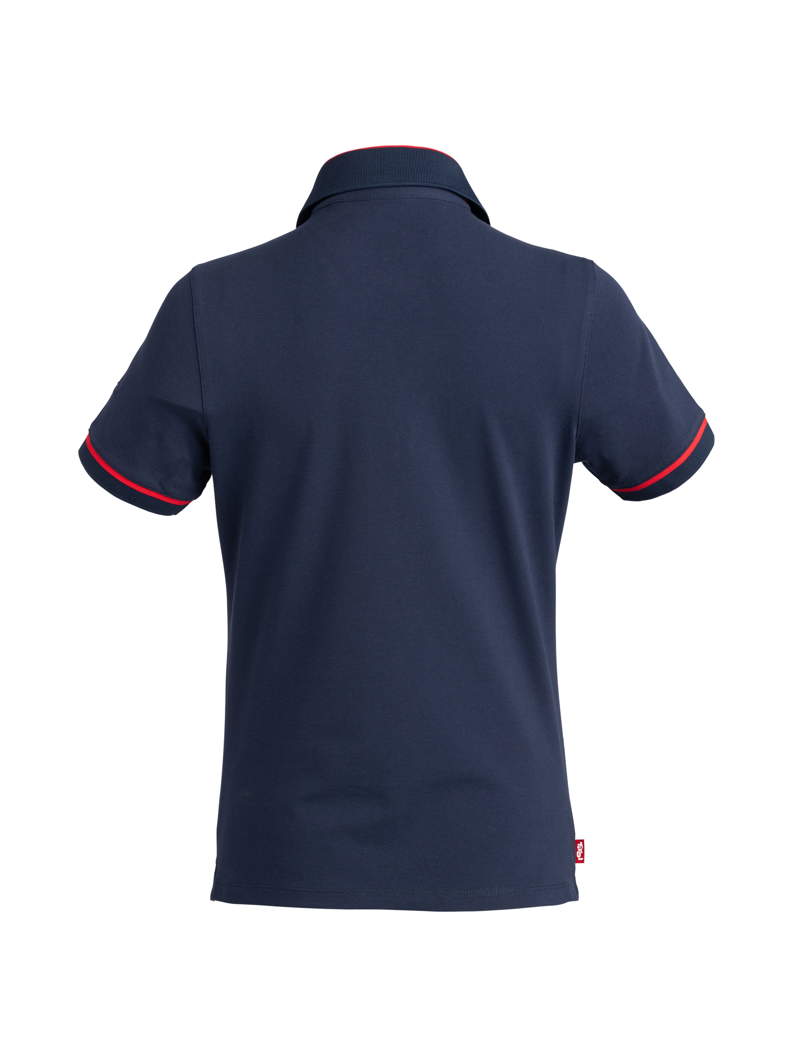 Rückseite Polo Shirt "Johanna" in Dunkelblau