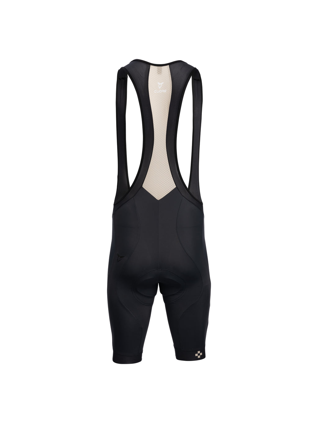 Trägerradhose "Kühtai" in Schwarz mit ergonomisch geformten Sitzpolster 