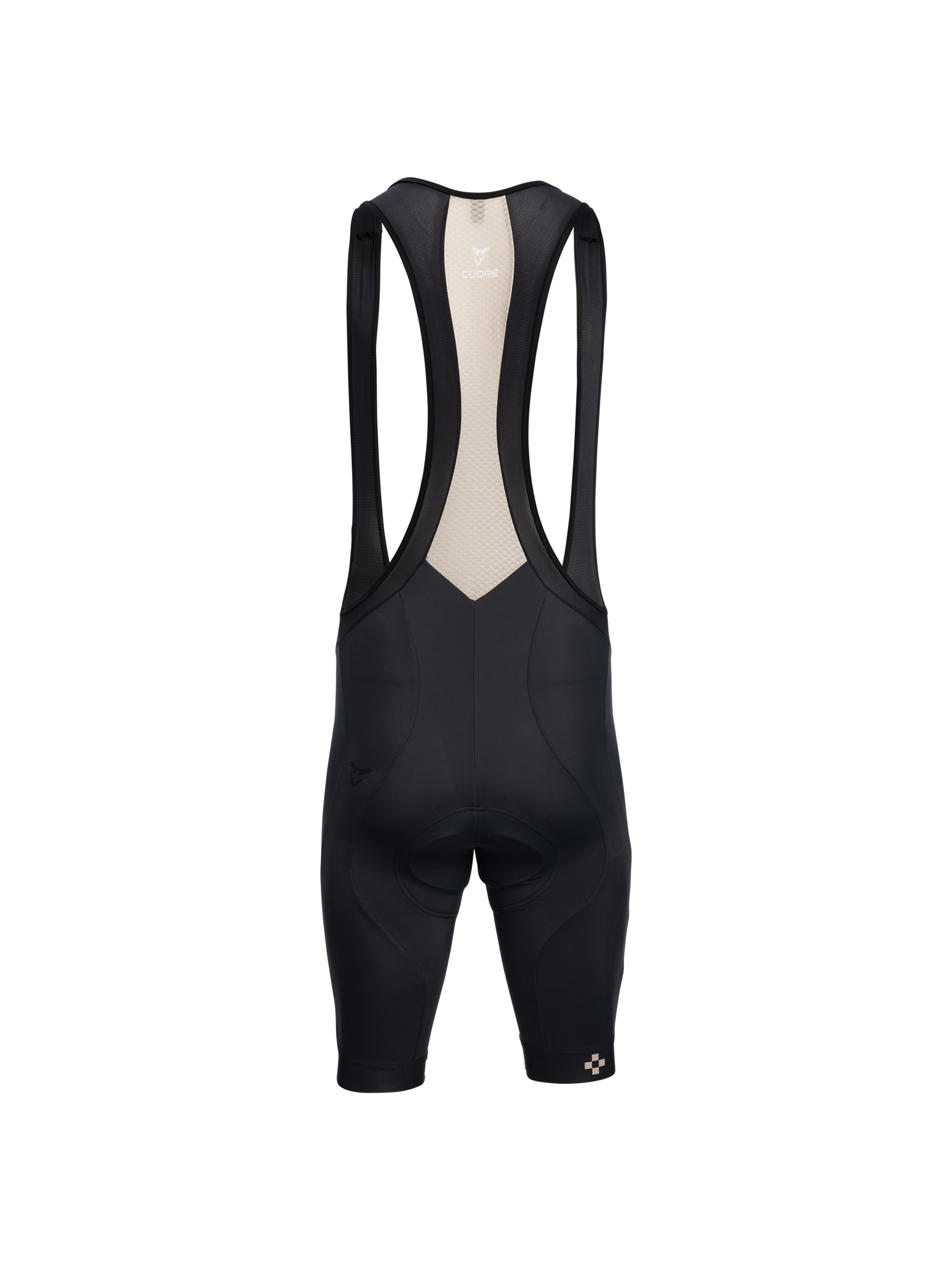 Trägerradhose "Kühtai" in Schwarz mit ergonomisch geformten Sitzpolster 