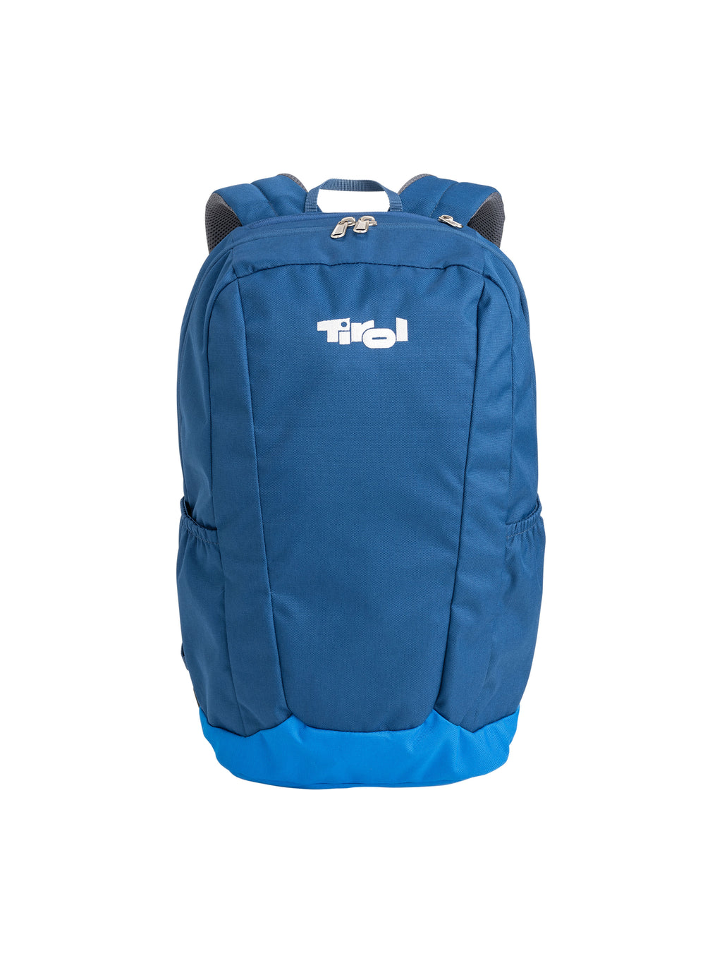 Rucksack "Peter" in Blau mit elastischen Seitentaschen