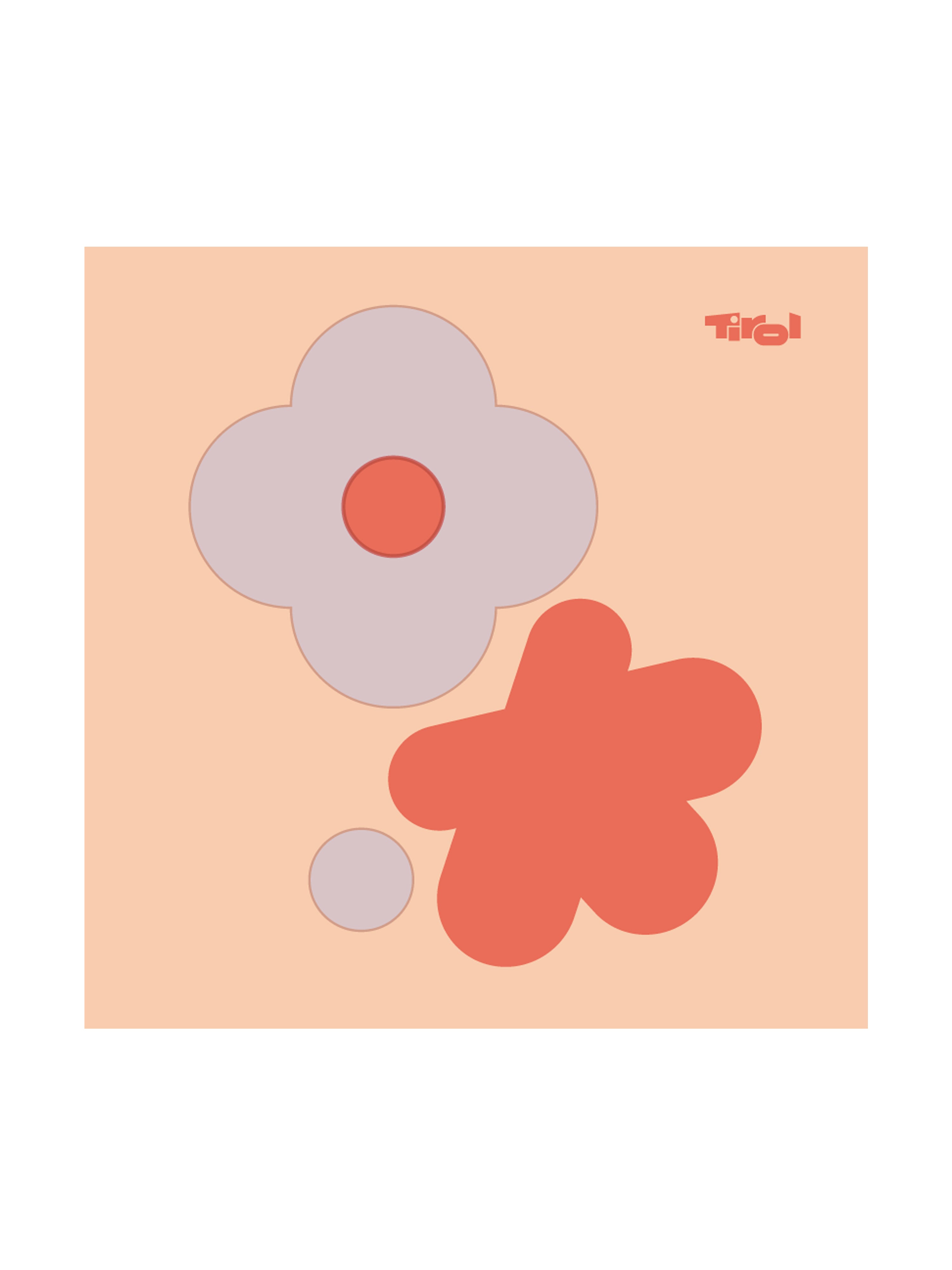 Servietten Motiv "Blume"