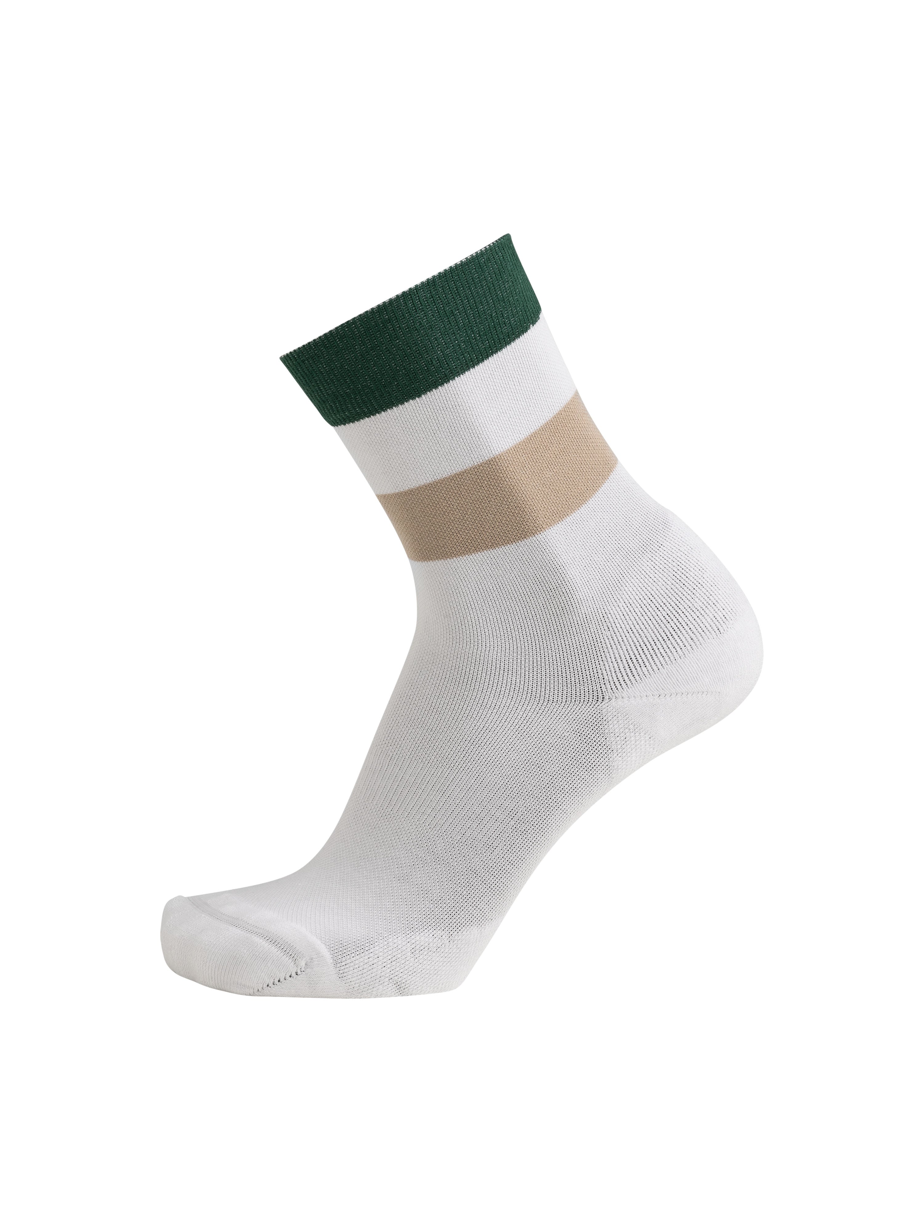 Socken "Andrea" in Weiß mit verstärkter Zehen- und Fersenpartie