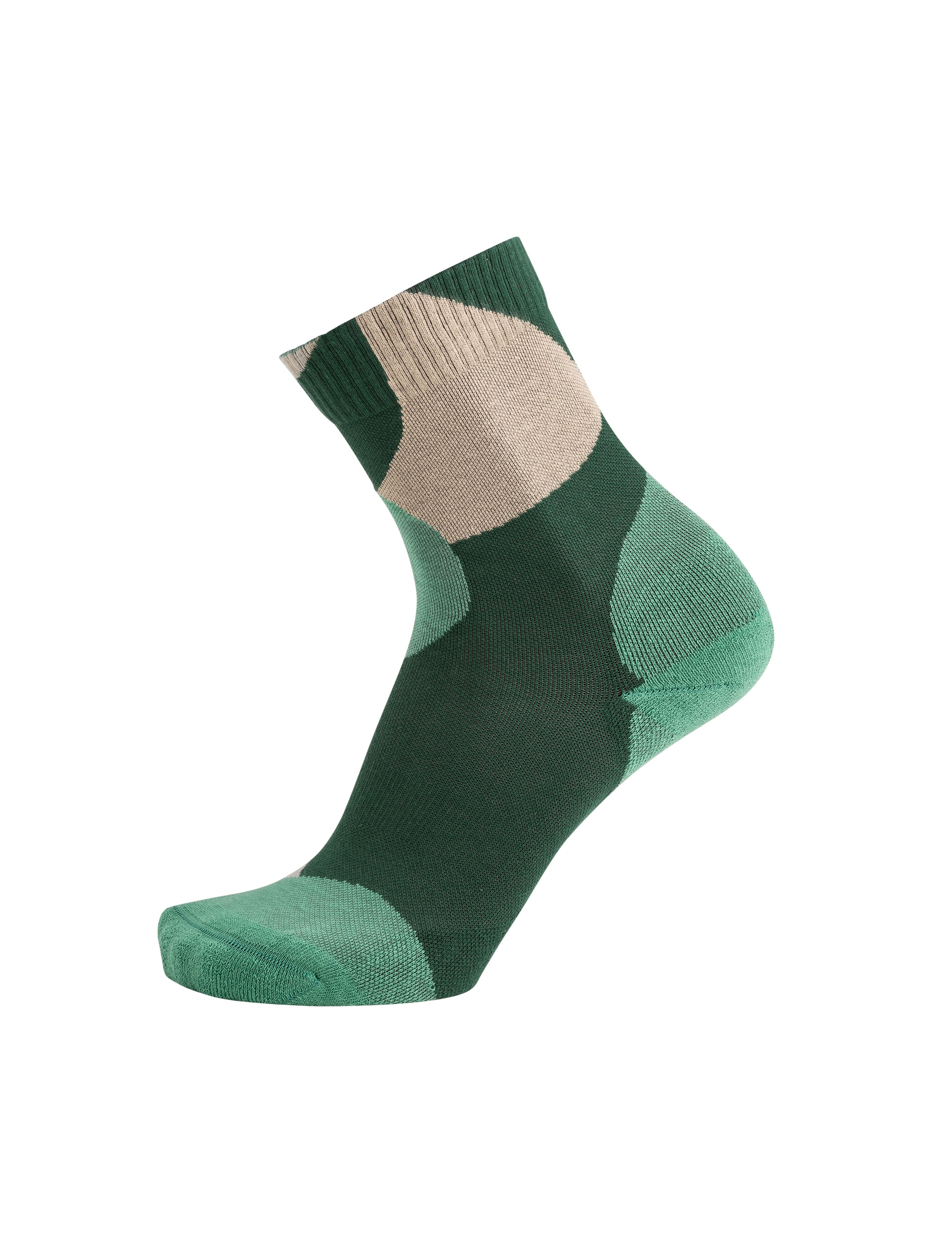 Socken "Stefan" in Grün mit verstärkter Zehen- und Fersenpartie