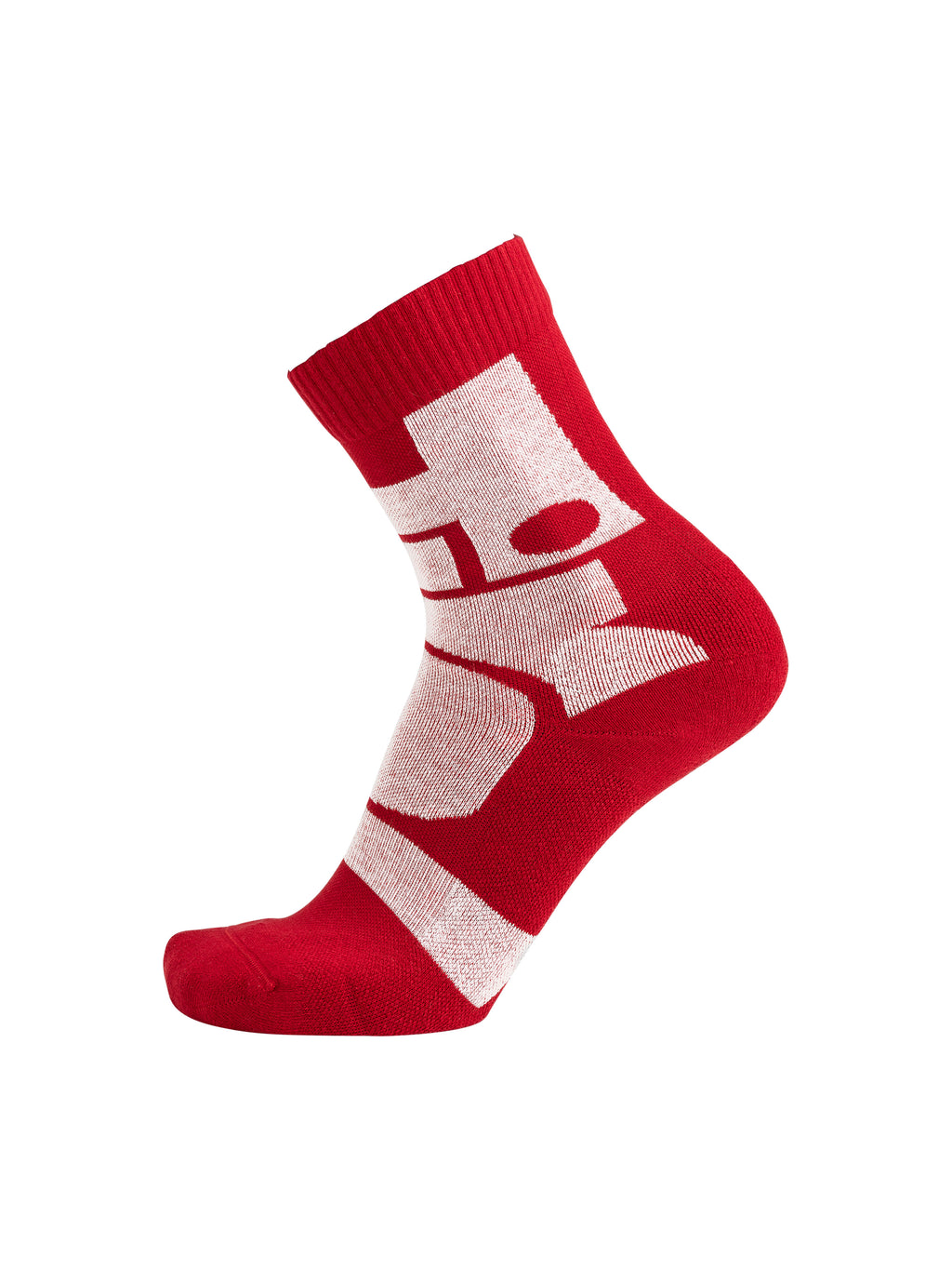 Socken "Tirol" in Rot mit weißem Tirol-Logo
