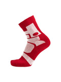 Socken "Tirol" in Rot mit weißem Tirol-Logo