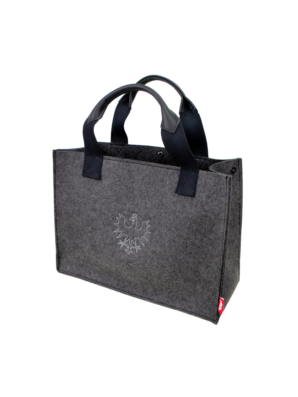 Damen Tote-Bag "Coco" in Grau mit edlem Adler Stick