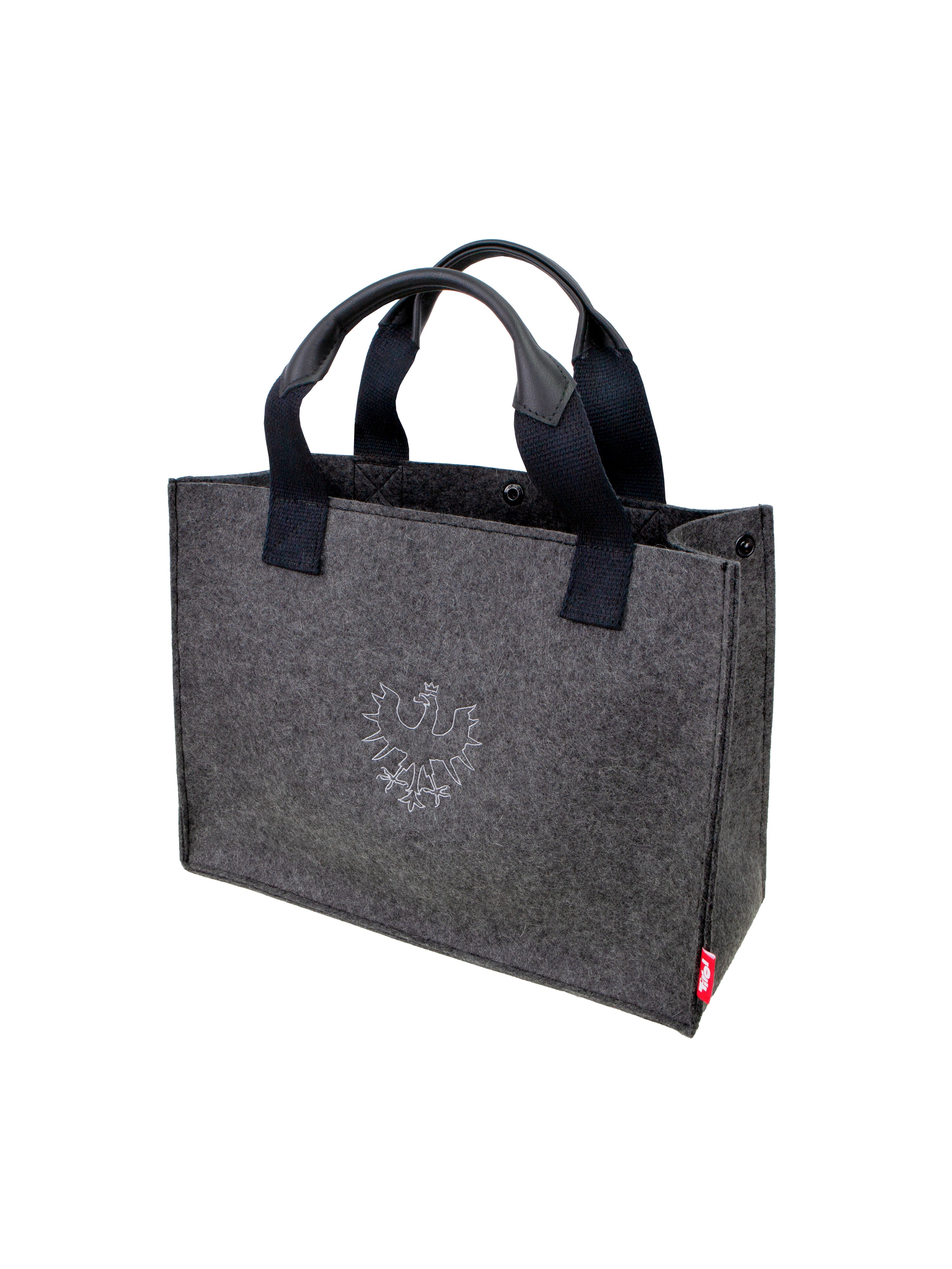 Damen Tote-Bag "Coco" in Grau mit edlem Adler Stick