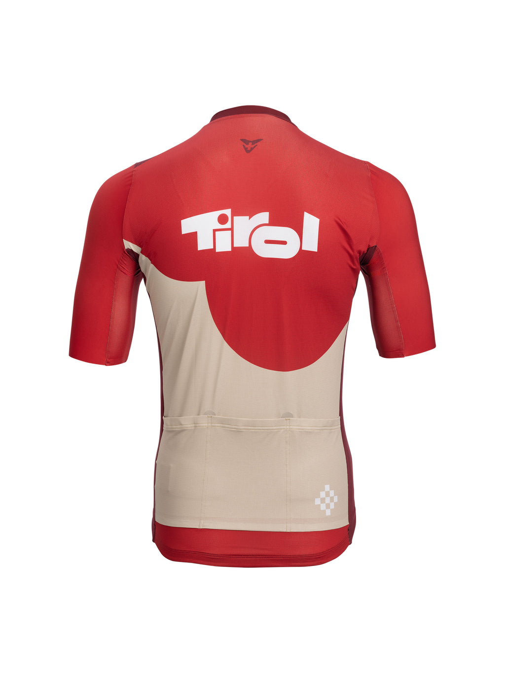 Trikot "Kaunertal" in Rot mit großem Tirol Logo in Weiß am Rücken