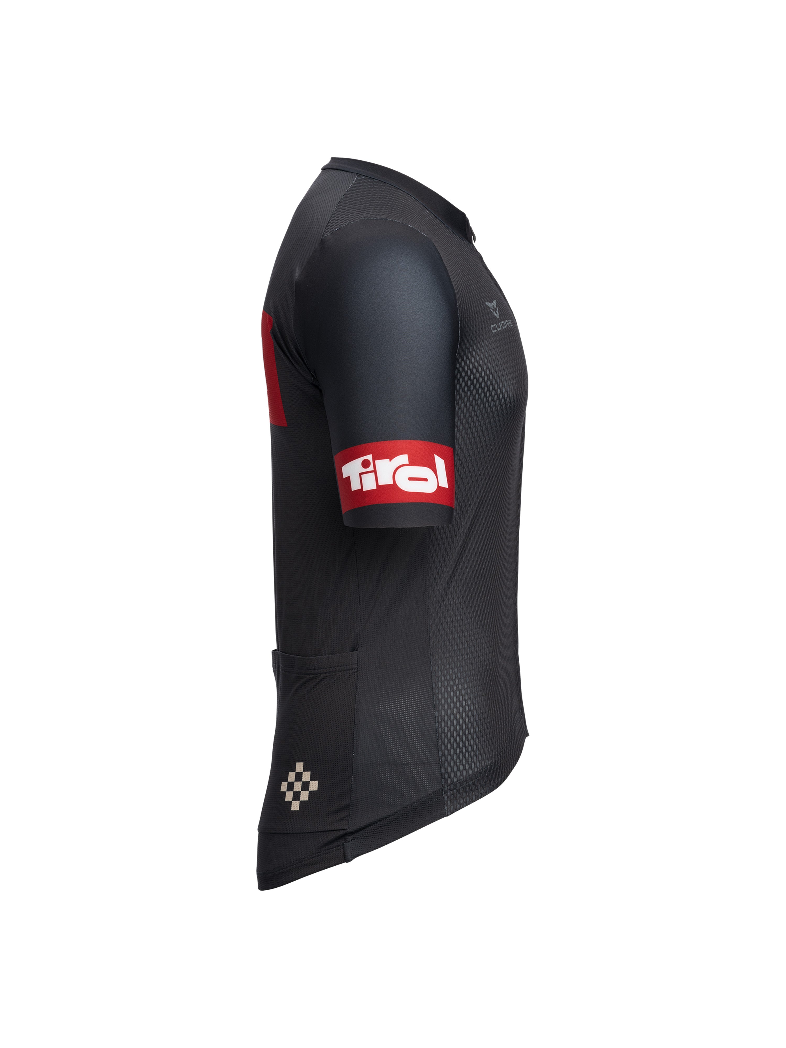 Radtrikot "Kühtai" mit atmungsaktiven, elastischen Materialien im Brust- und Rückenbereich