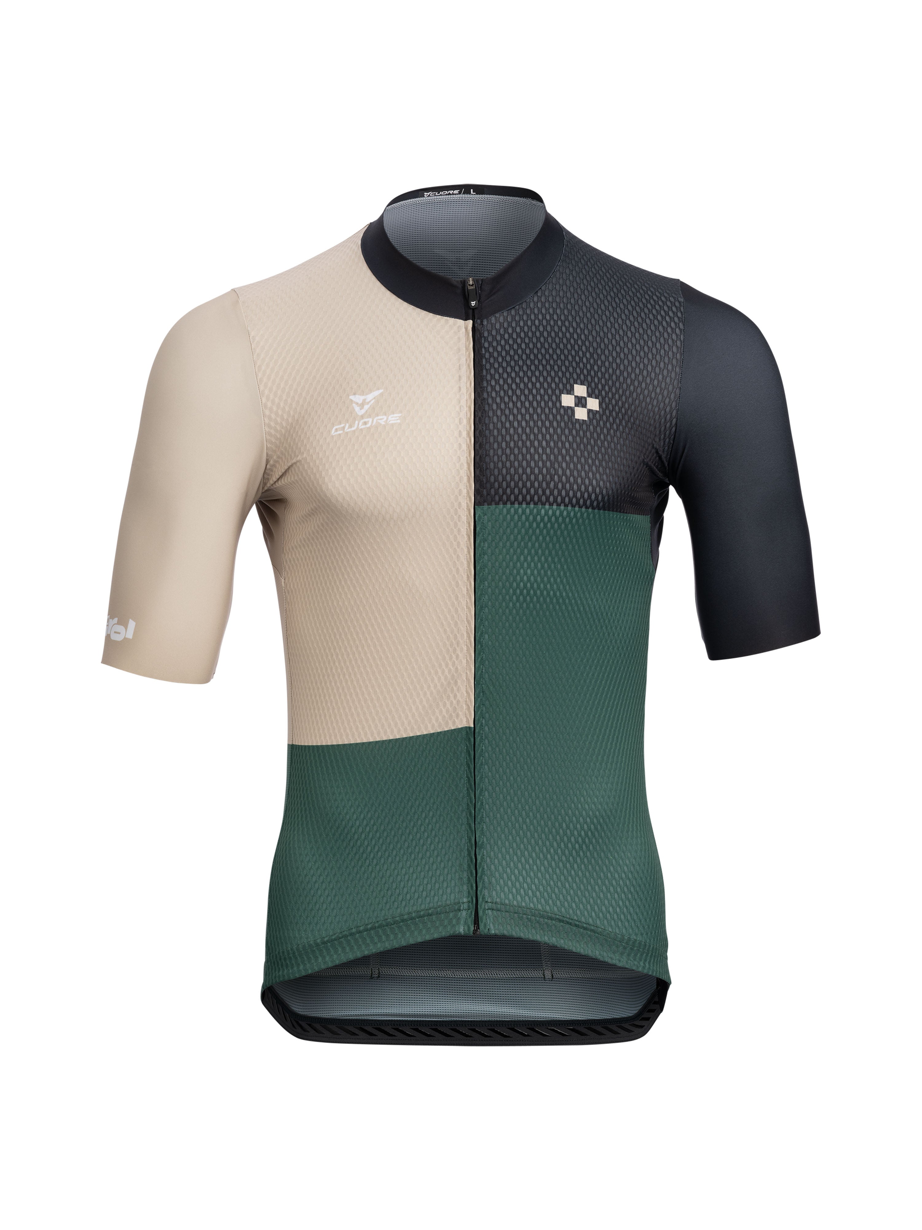 Rad Trikot "Timmelsjoch" mit durchgehend verdeckten Reißverschluss 