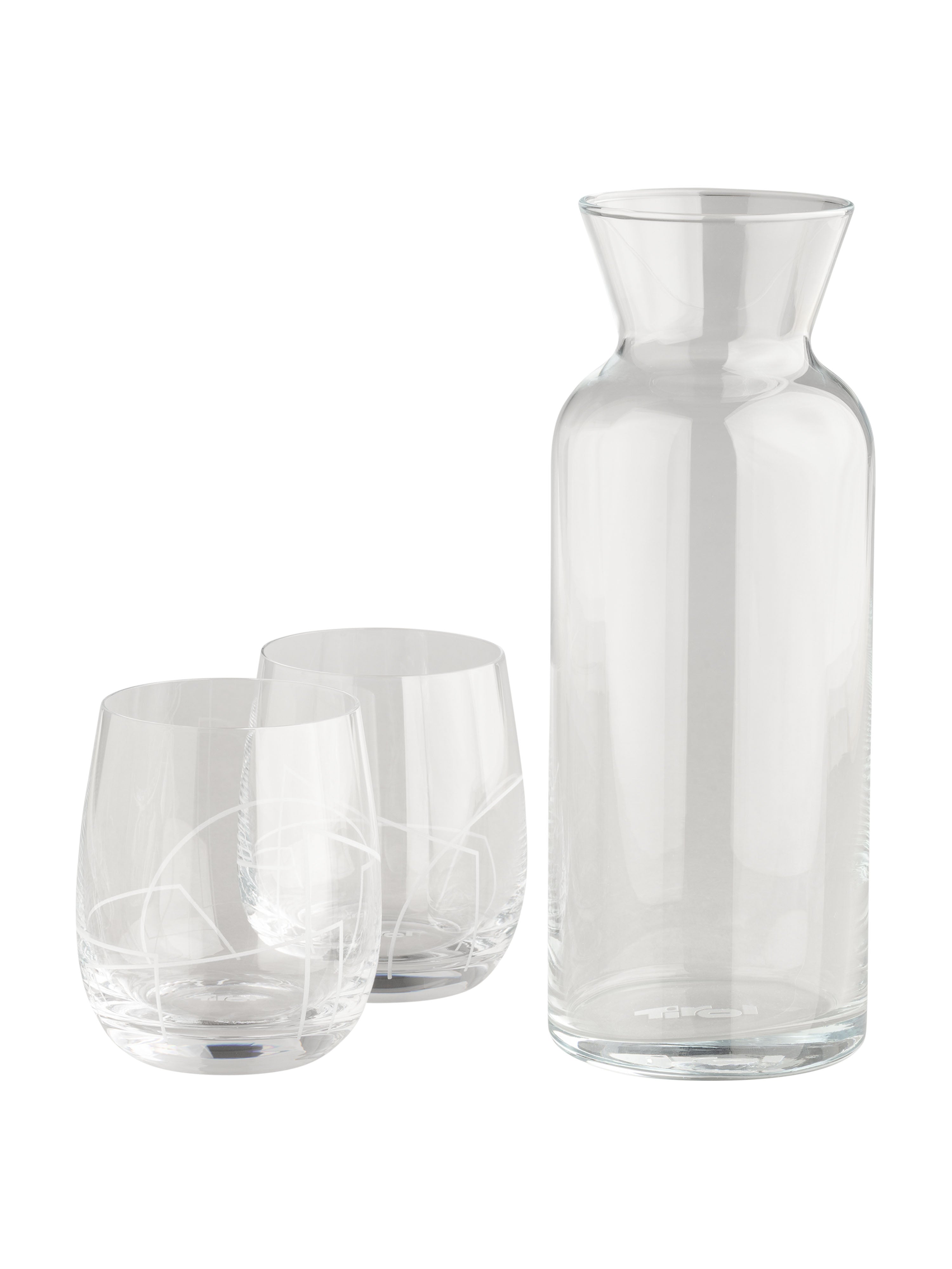 Karaffe "Kramsach" und Glas "2er-Set"
mit Tirol Logo Gravur