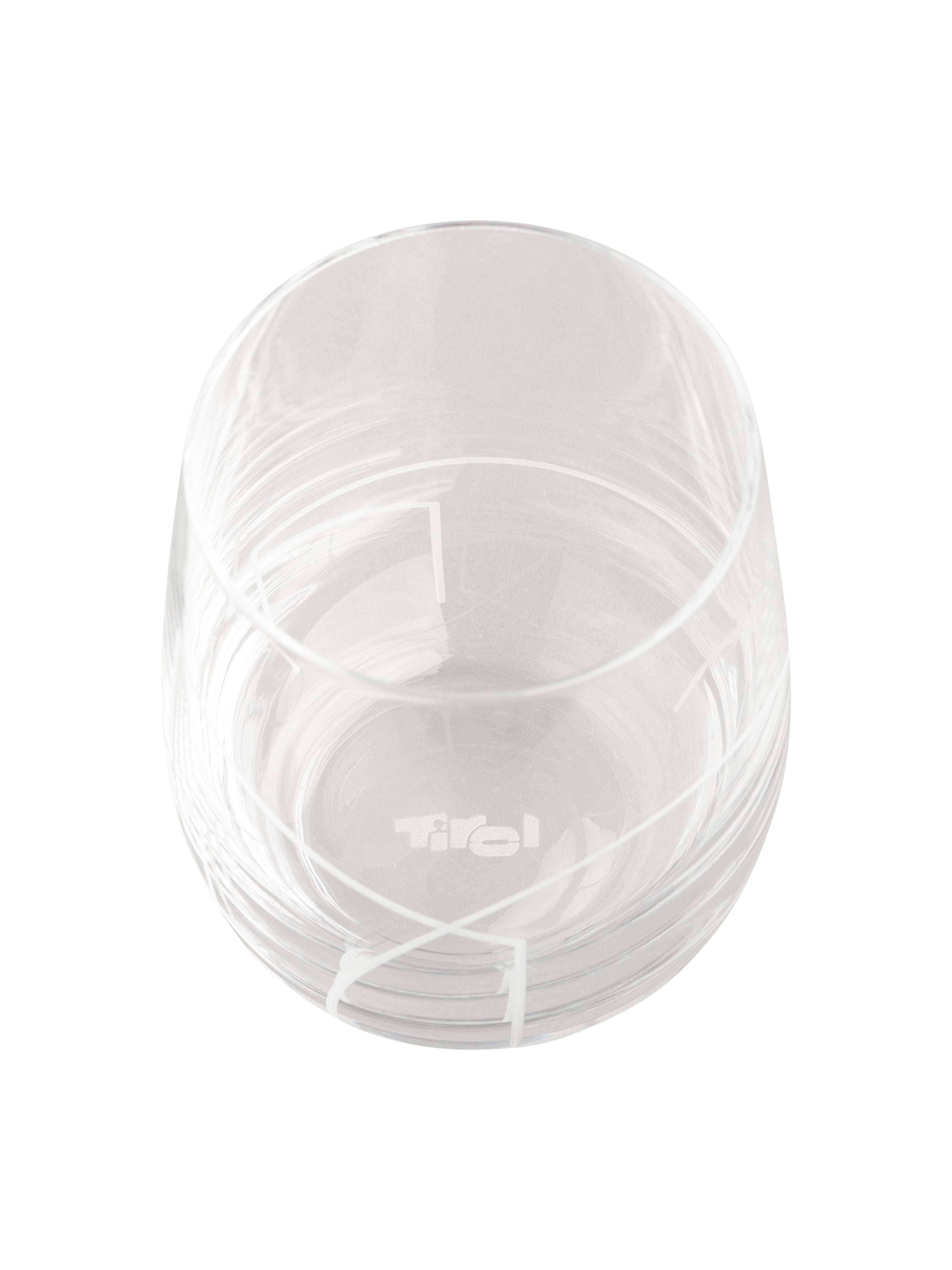 Kisslinger Glas "2er-Set" Klein mit Tirol Logo Gravur am Boden