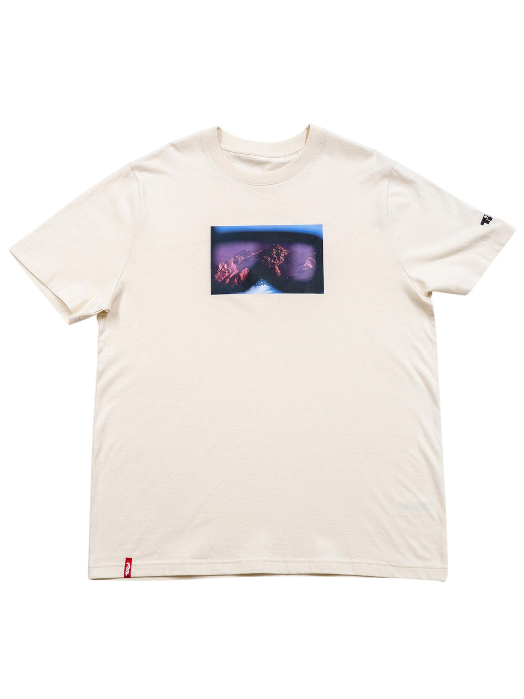 Vorderseite vom Unisex T-Shirt "Fernerkogel" in Natur