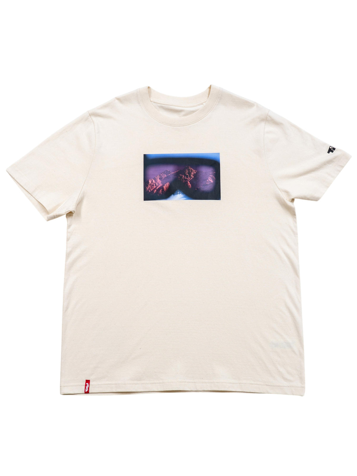Vorderseite vom Unisex T-Shirt "Fernerkogel" in Natur