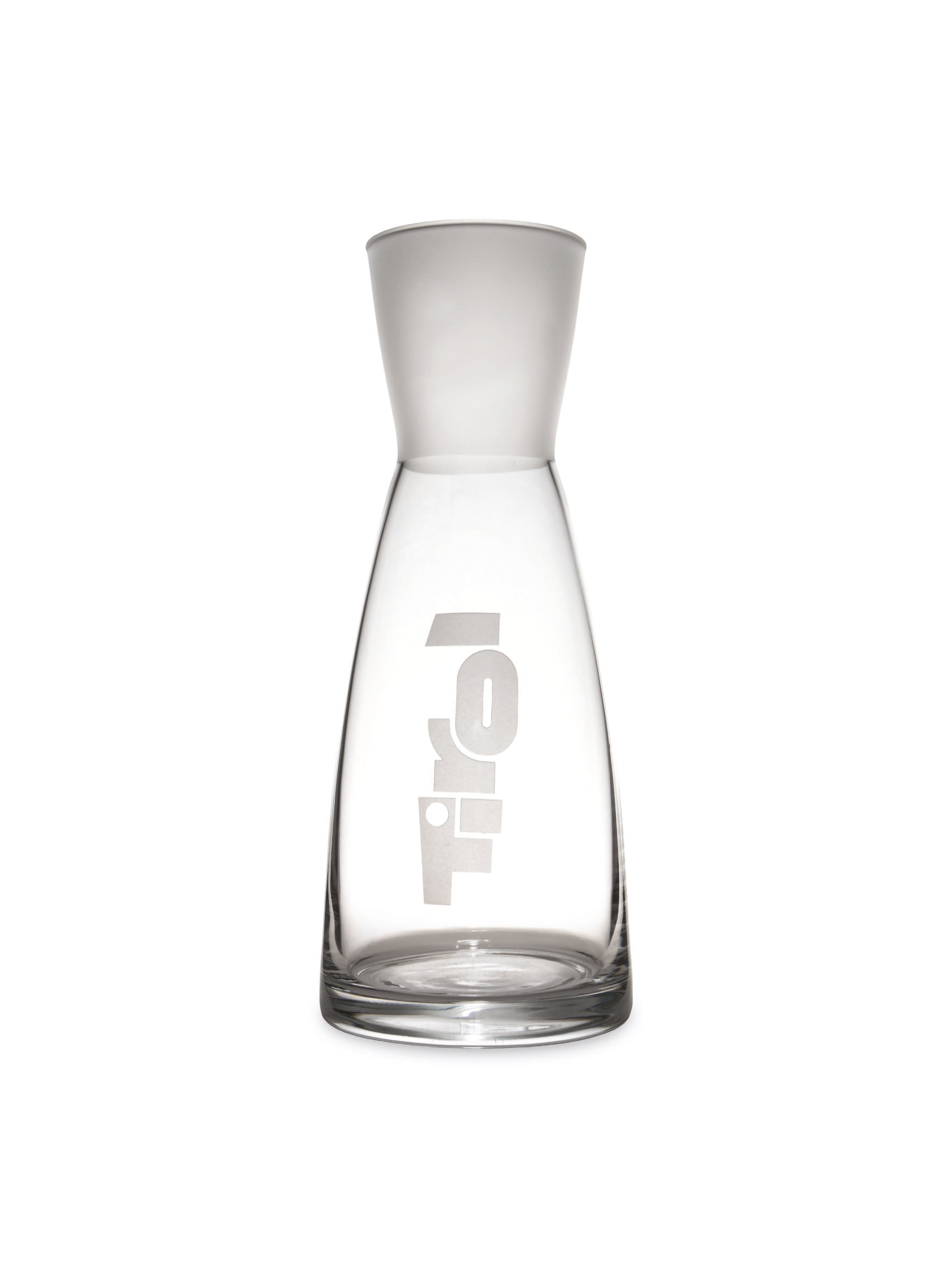 Wasserkaraffe "Trins" mit sandgestrahltem Tirol Logo